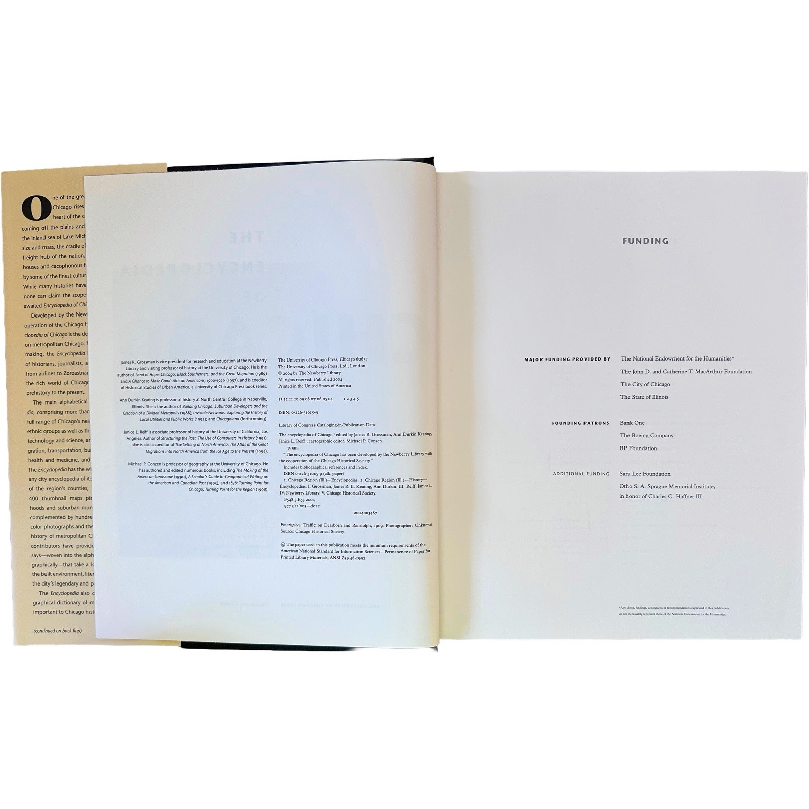 Encyclopedia of Chicago Hardcover 2004 Univ of Chicago Press Grossman Reiff DJ