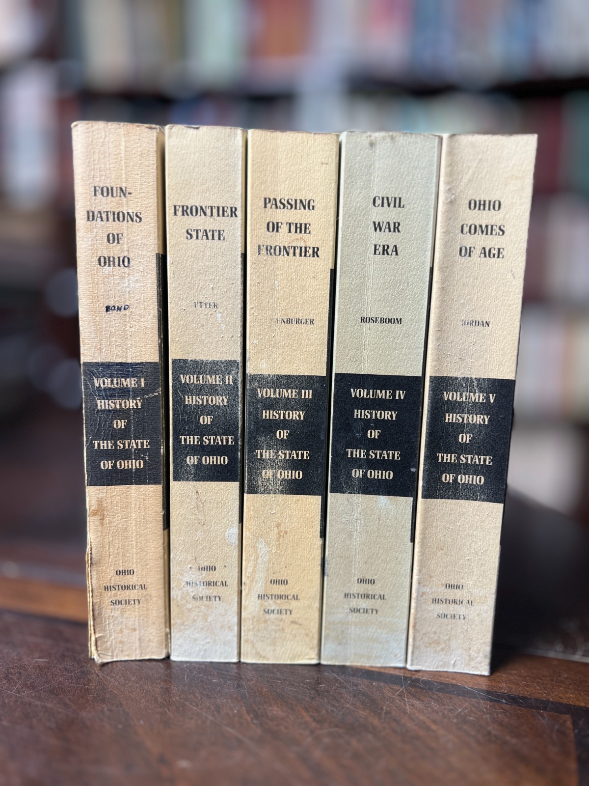 The History of the State of Ohio Volumes I-V Foundation-1900 3-2