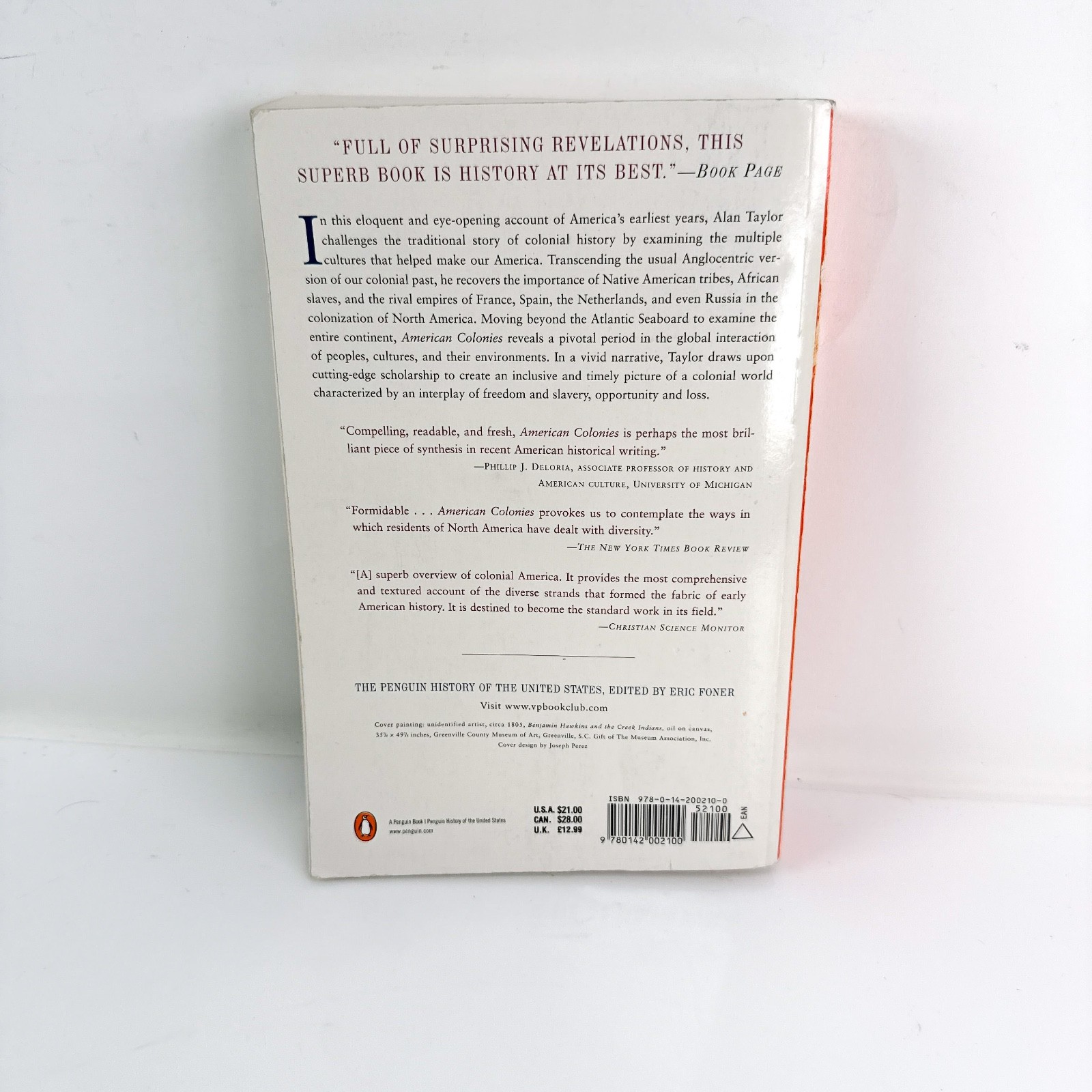 American Colonies: The Settling of North America, Vol. 1 – Alan Taylor – Paperba