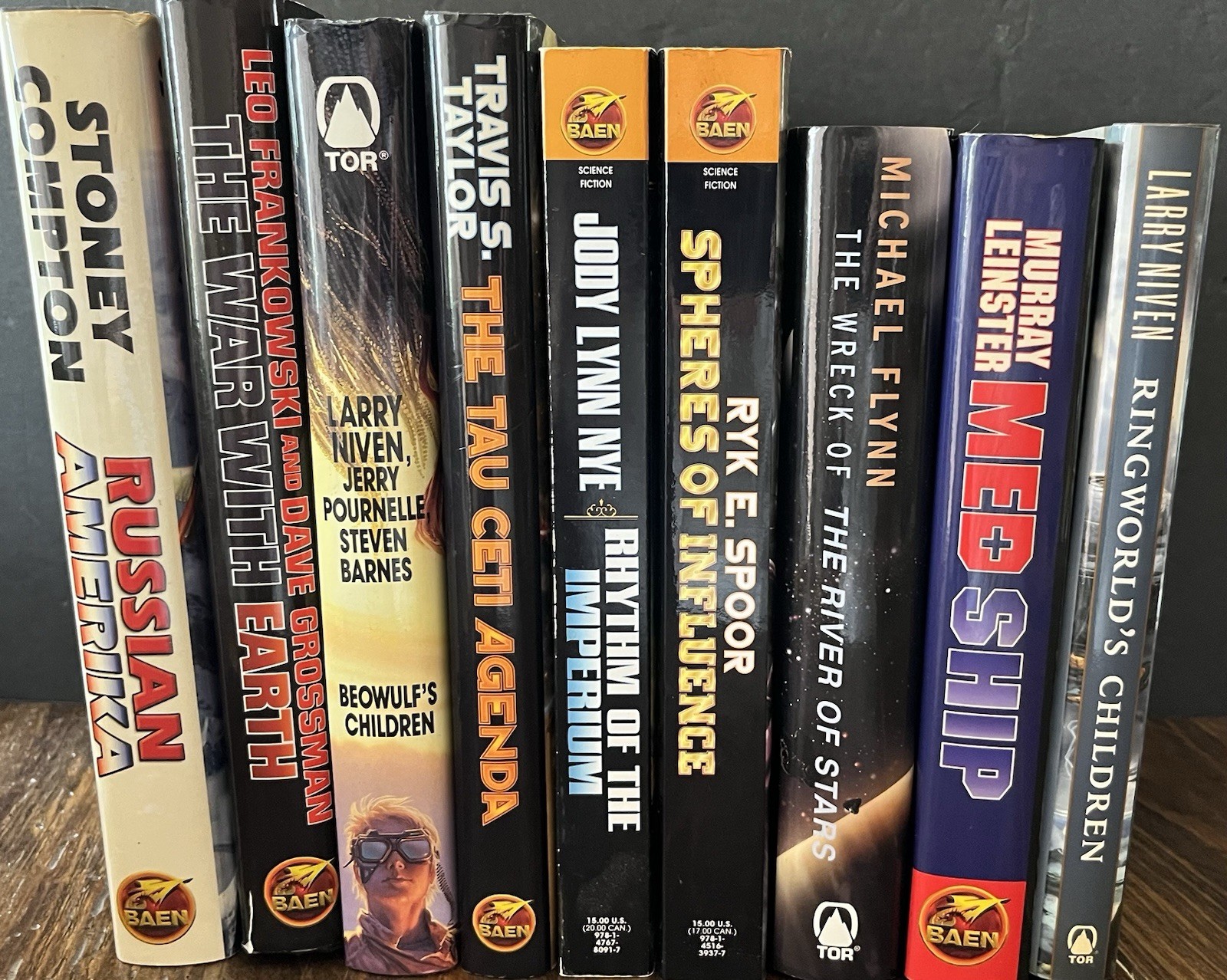 BAEN SCIENCE FICTION 9 Books Box Lot Collection Recent Classic Niven Flynn +++