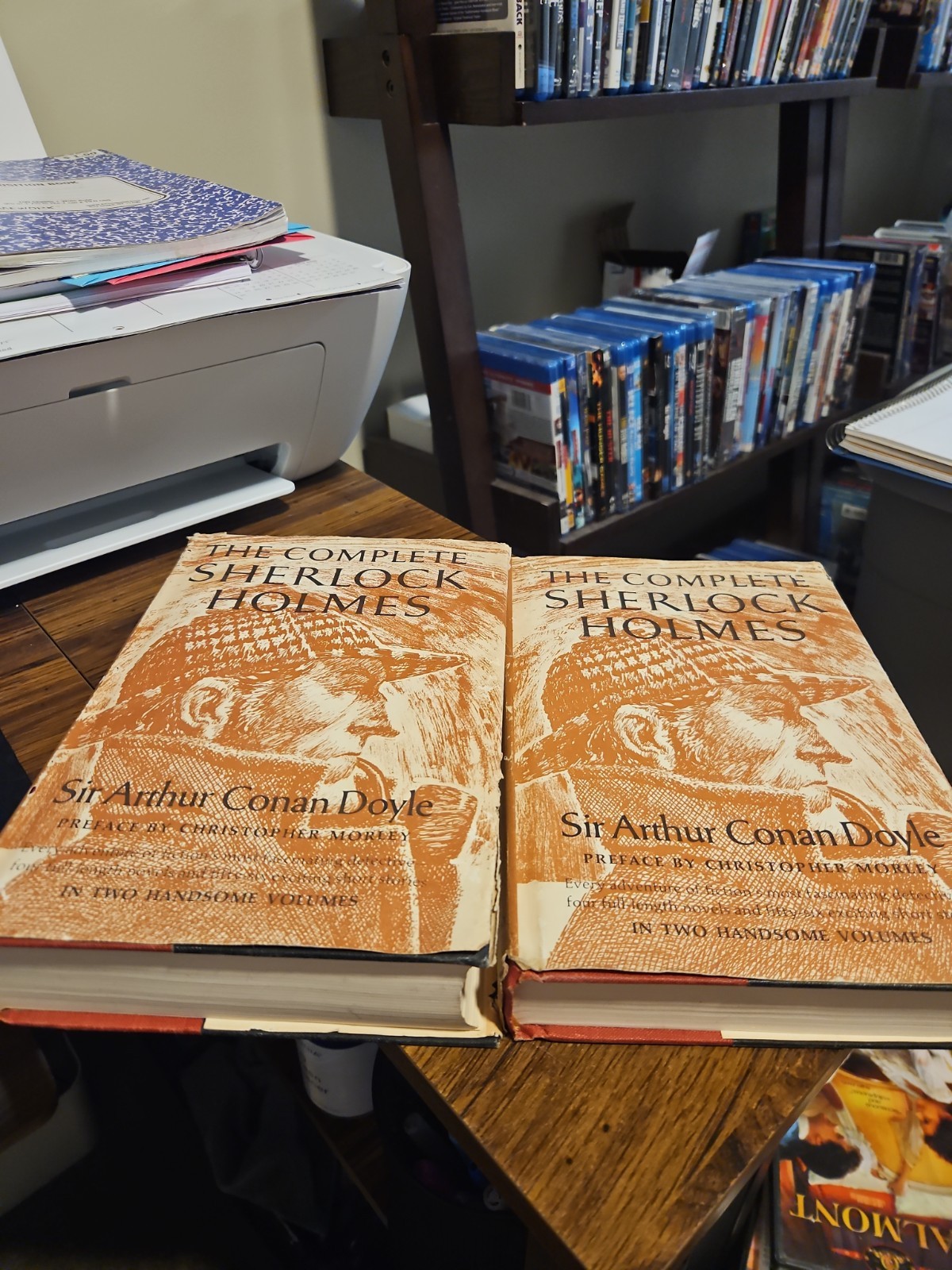 The Complete Sherlock Holmes in Two Volumes 1927 Doubleday HCDJ-Vintage