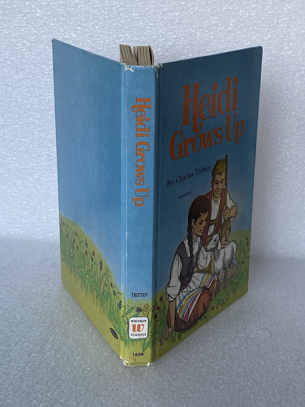 Vintage 1971 “HEIDI Grows Up” By Charles Tritten Whitman Classics Hardcover Book