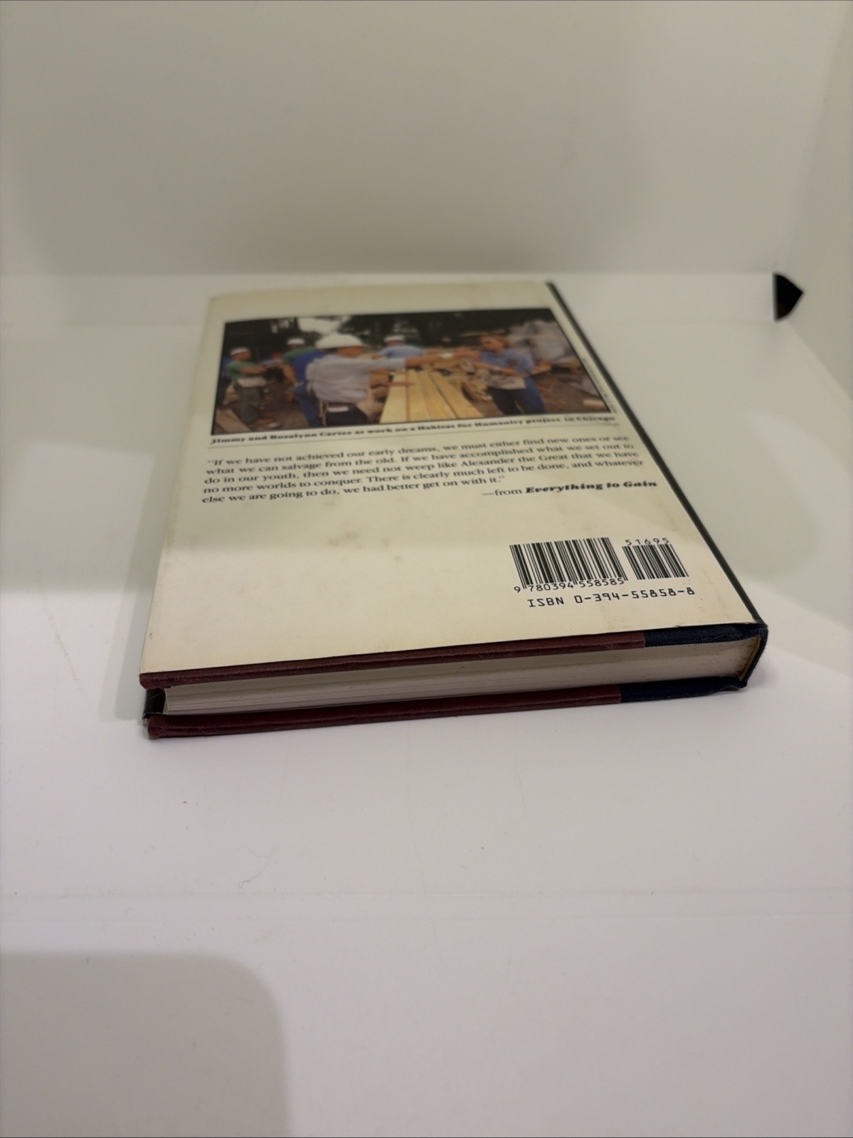 1987 Jimmy Carter &Rosalynn Carter „Everything to Gain“ Jimmy Carter Signed Book