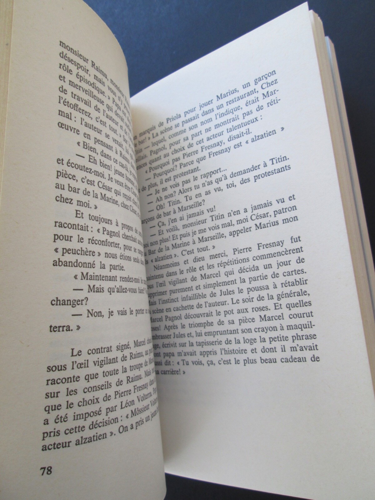 RAIMU Mon Père by Paulette Brun 1980 HACHETTE Paperback 232 Pages