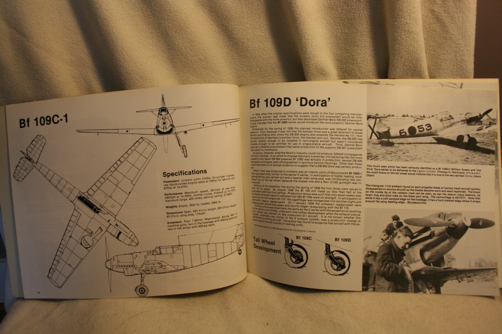 Messerschmitt Bf 109 Part 1 in Action Squadron Signal Book # 1044 Good Condition