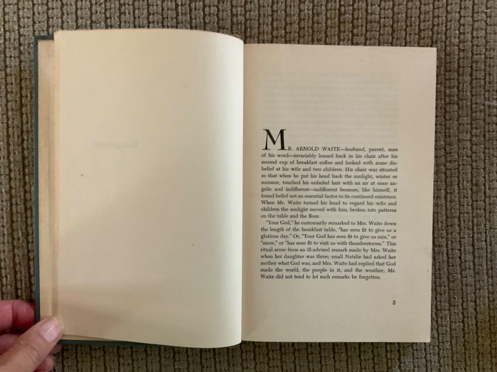 Shirley Jackson – Hangsaman, 1951, 1st Edition. Farrar, Straus and Young Inc. HC