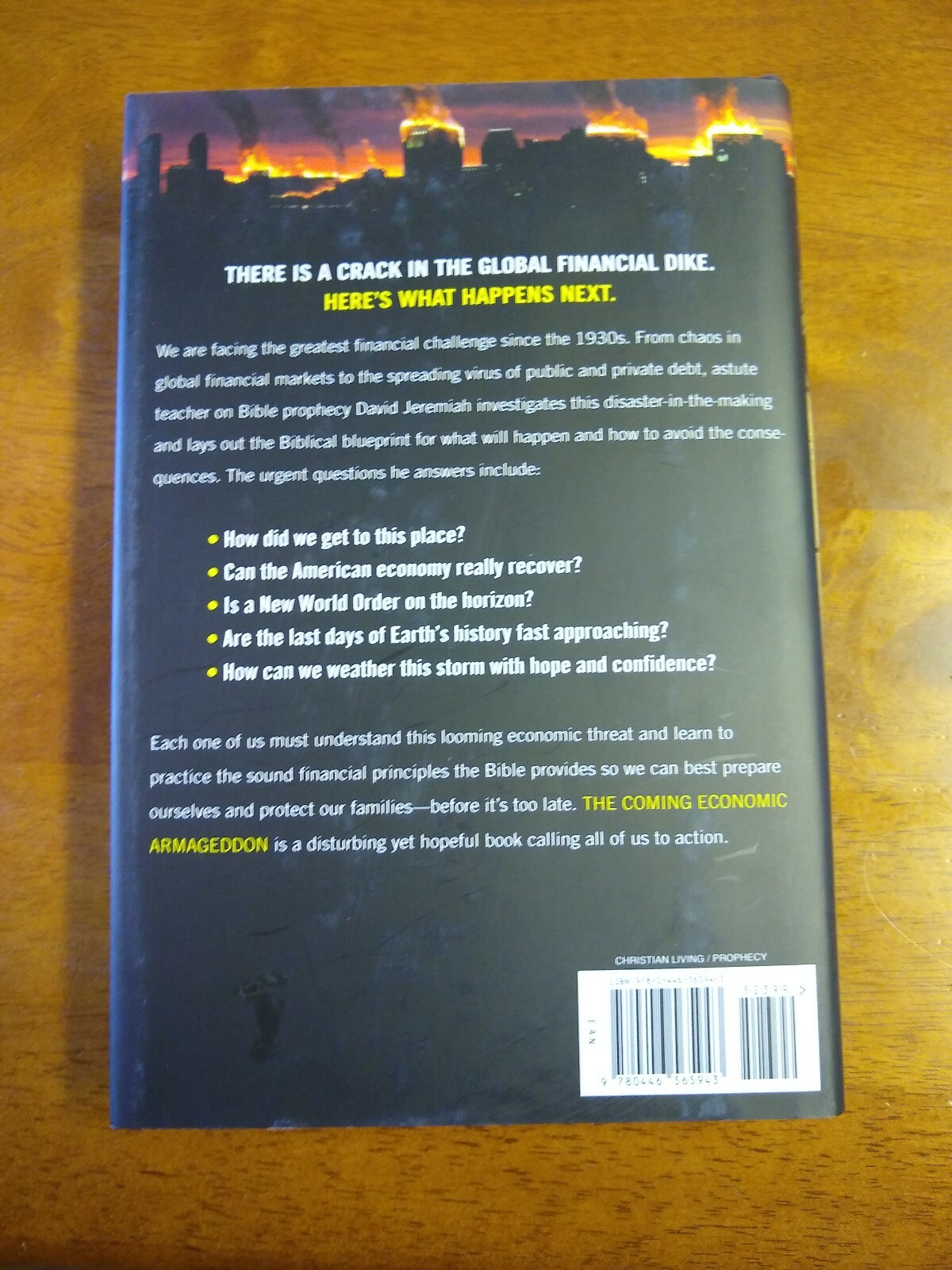The Coming Economic Armageddon, Dr. David Jeremiah Hardcover 2010