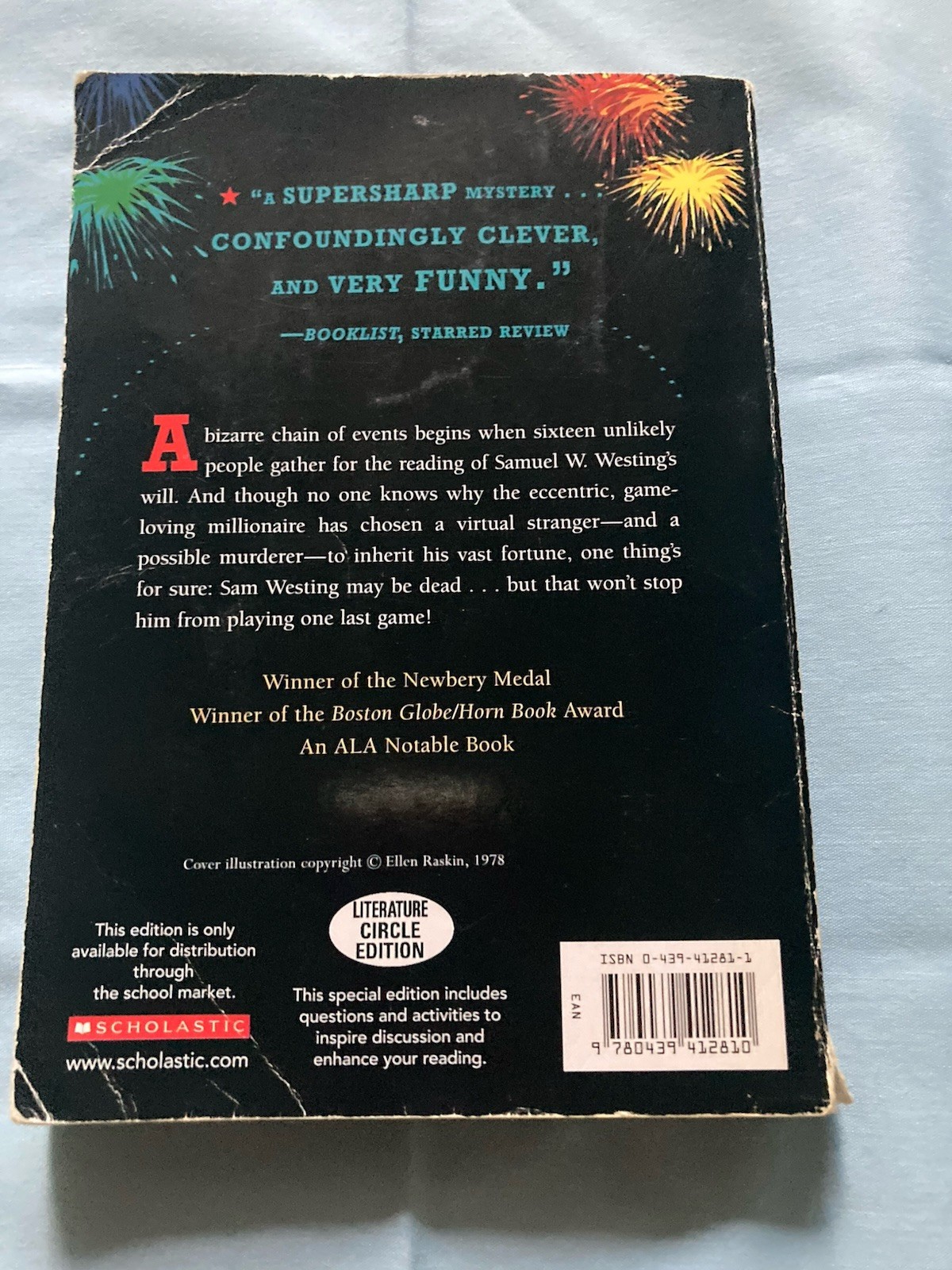 Westing Game by Ellen Raskin (Trade Paperback)