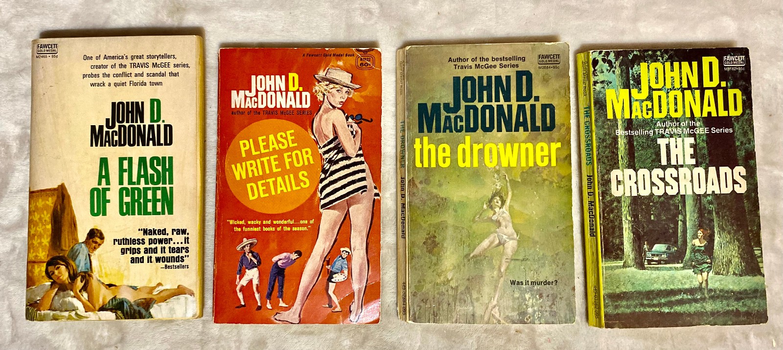 DISCOVER 4 BY JOHN D MACDONALD & HAVE A READING PARTY ‚CAUSE ITS ONLY $19.99 #B0