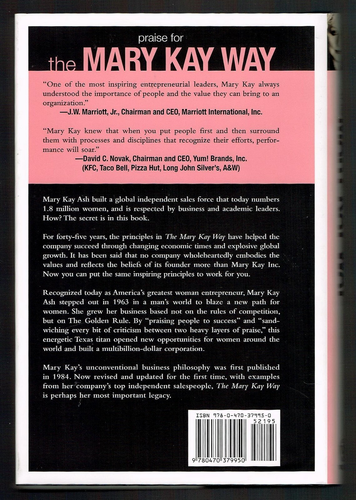 Mary Kay Way : Timeless Principles from America’s Greatest Woman Entrepreneur