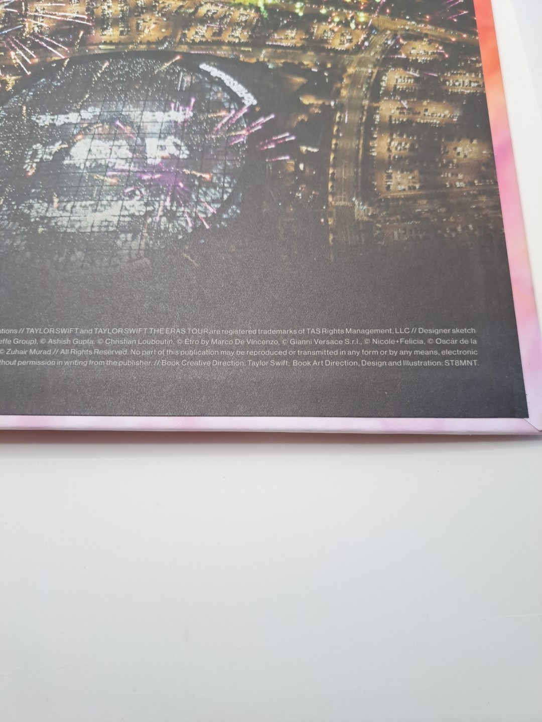 Taylor Swift The Eras Tour Book Hardcover Multicolor Cover