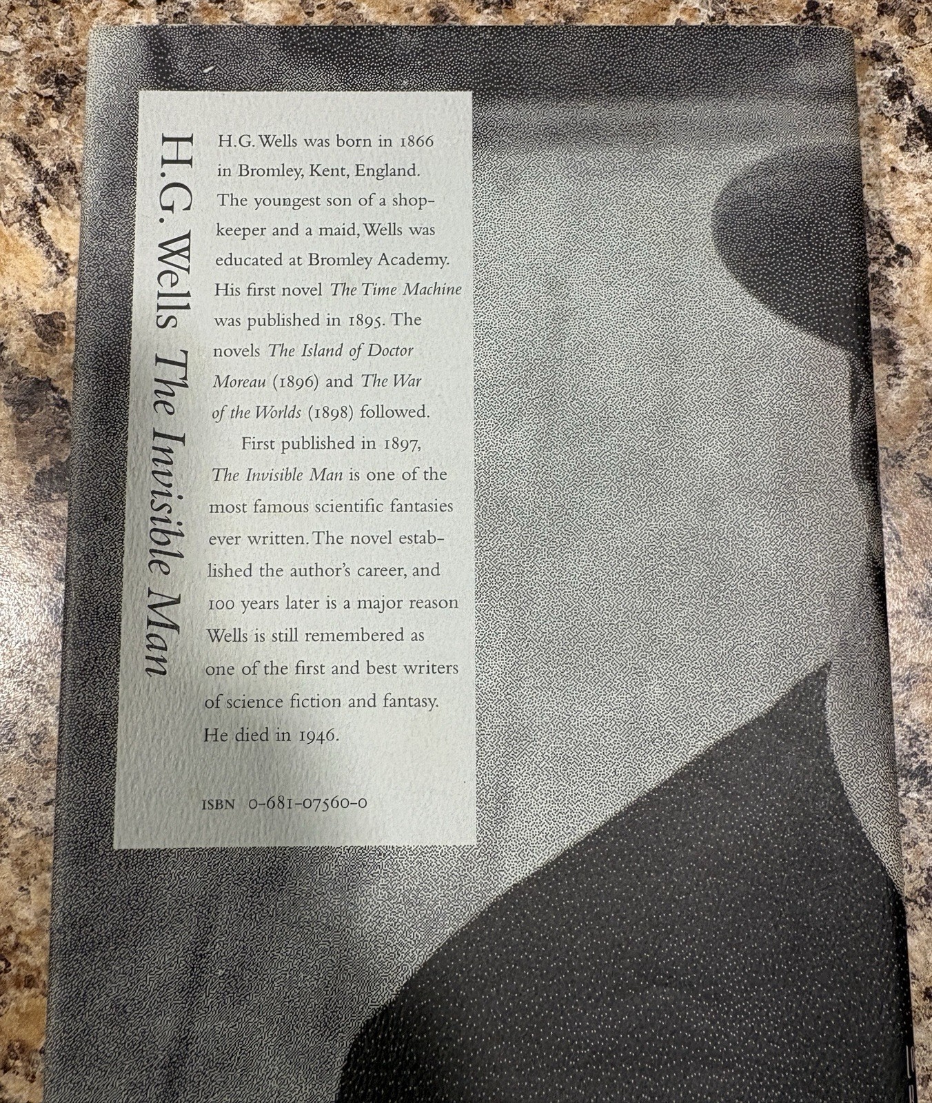 H.G. Wells The Invisible Man Anniversary Edition HC Bantam Classics 1997 DJ