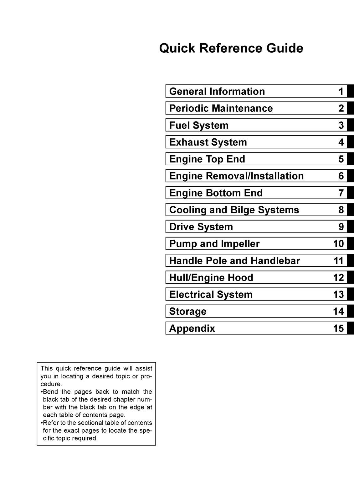 KAWASAKI JET SKI 800 SX-R Service Manual – STEEL WIRE BOUND – STURDY COVERING