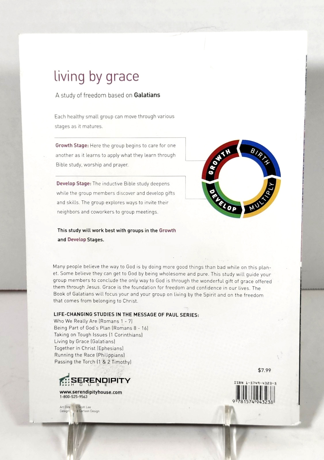 Living by Grace: A Study in Freedom in Christ based on GALATIANS (2003, TP)