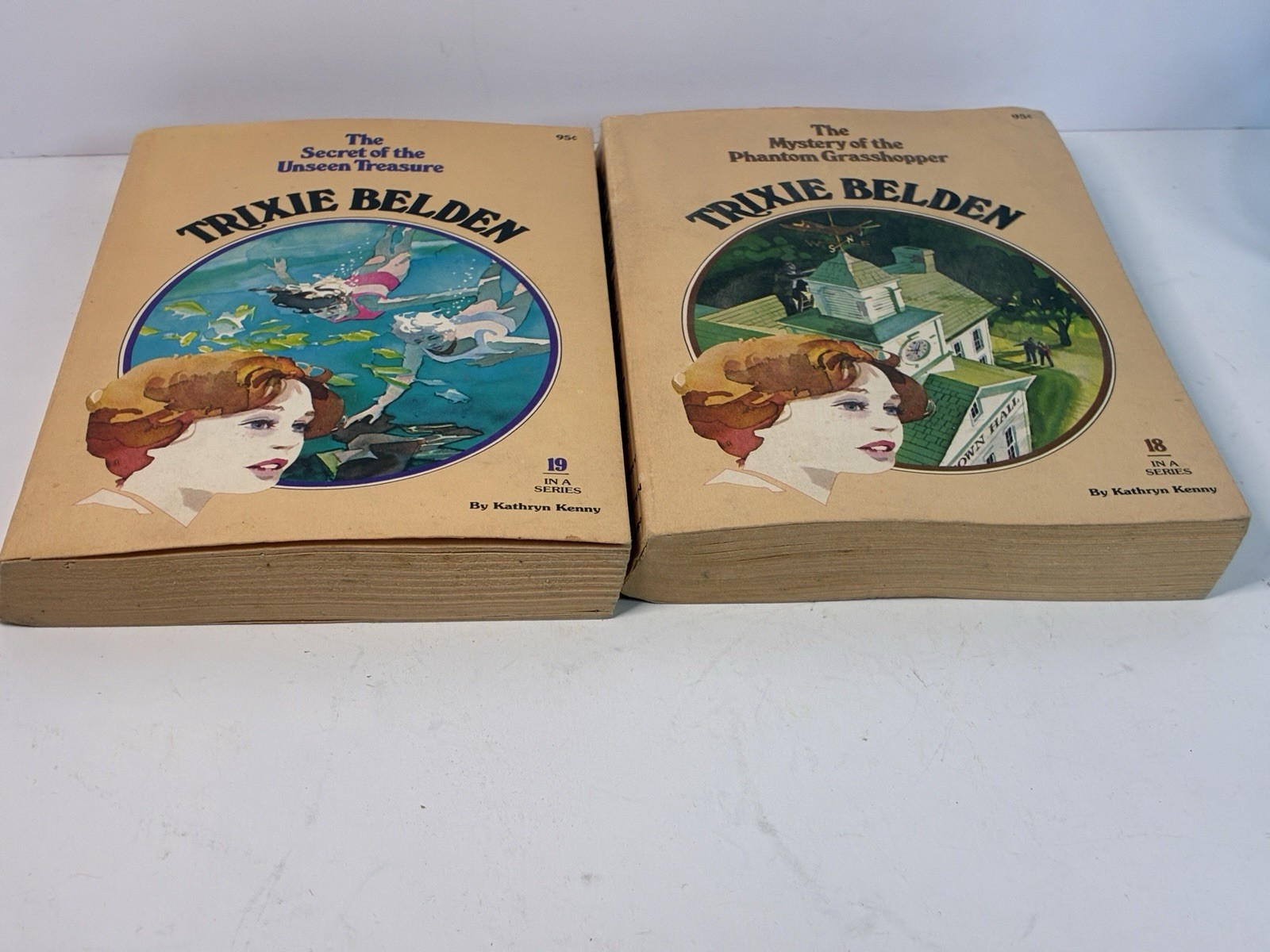 Whitman Trixie Belden books FREE SHIP Vintage Lot 4 HC and Paperback