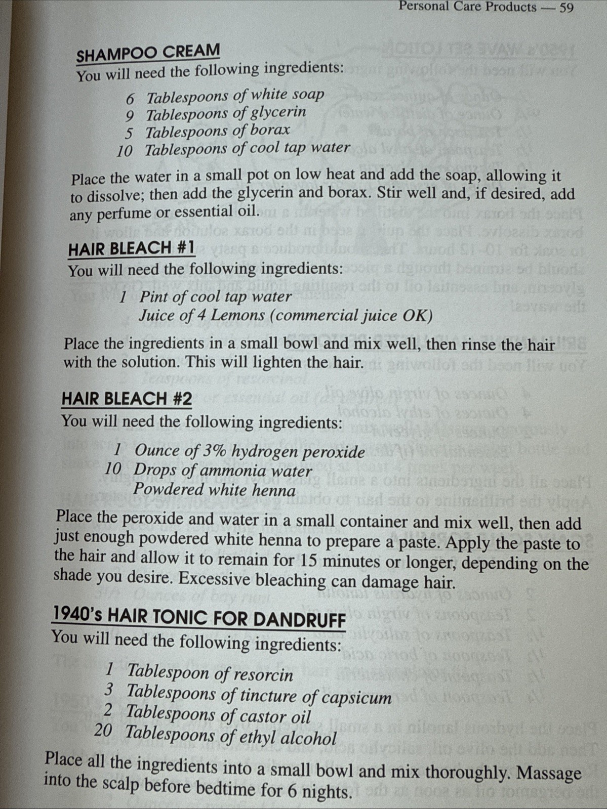 1001 Secret Household Formulas Book Dr Myles Bader Money Saving Tips