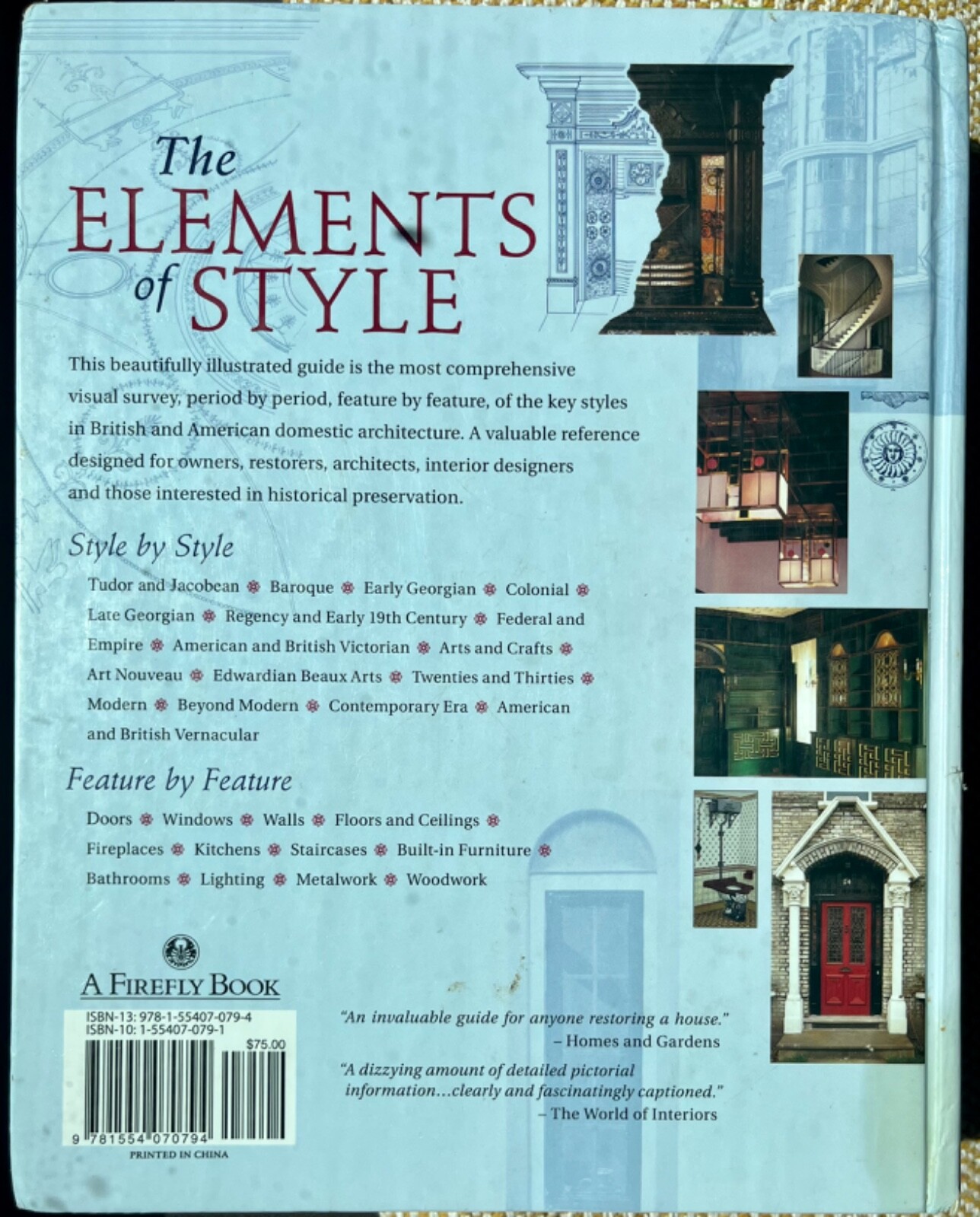 Elements of Style: an encyclopedia of domestic architectural detail by Calloway