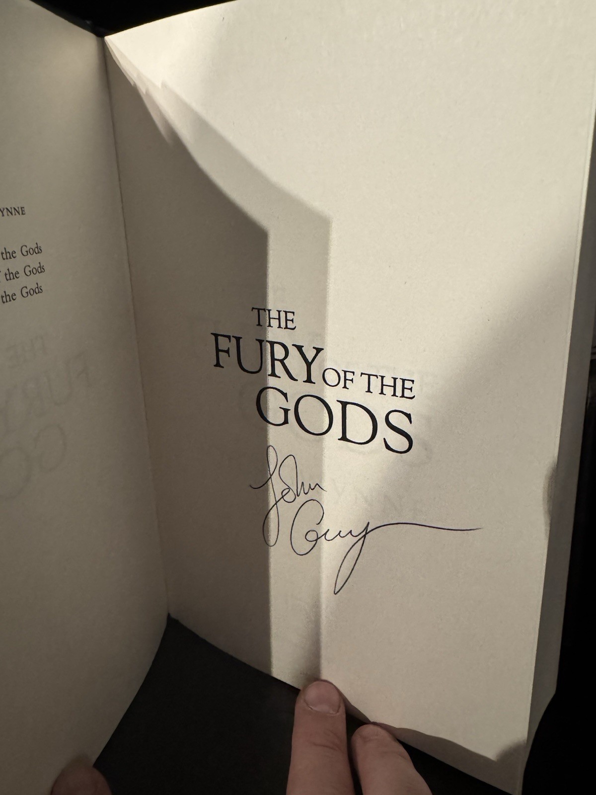 The Bloodsworn Trilogy Broken Binding Signed by author John Gwynne