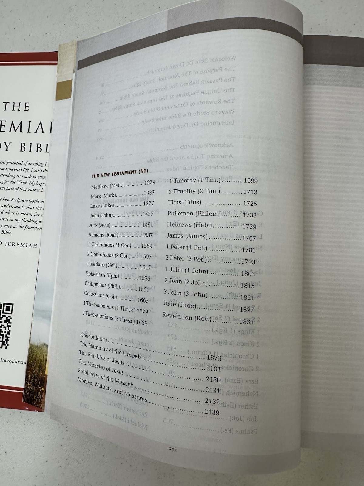 The Jeremiah Study Bible NKJV Dr David Jeremiah 2013 Hardcover w/Dust Jacket
