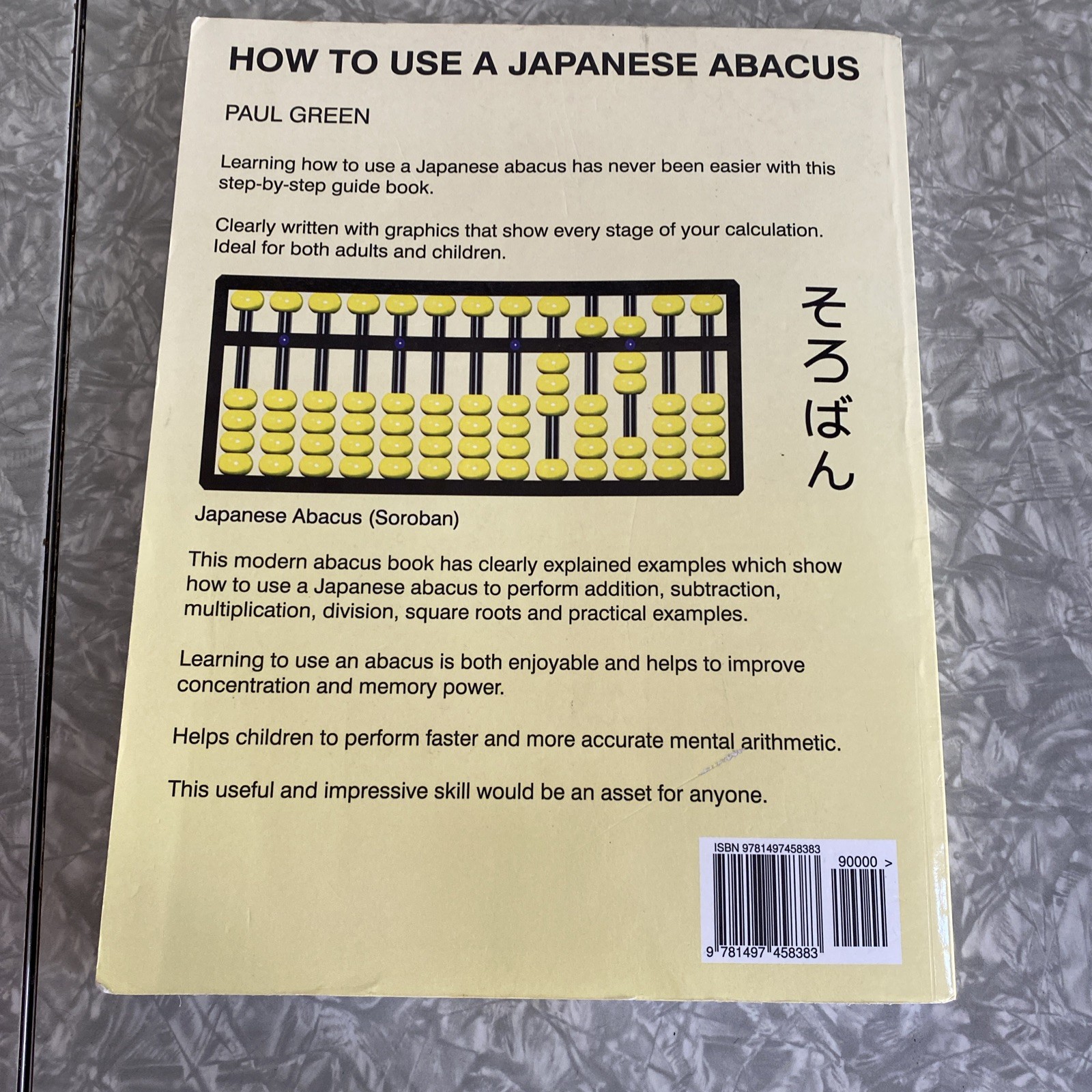 How To Use A Japanese Abacus Paul Green Soroban 2014 Step-by-Step Guide *Stains*