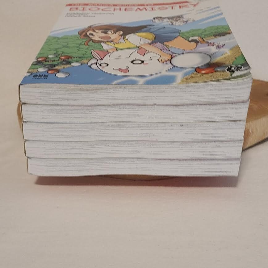 5x The Manga Guide to Biochemistry Book Lot – Takemura, Masaharu, Office Sawa K