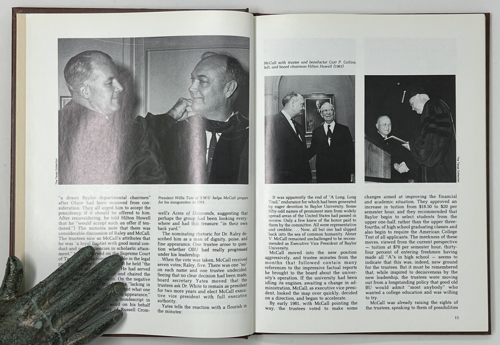VTG BIOGRAPHY: Abner McCall: One Man’s Journey – 1981 1st Ed. HC Baylor Univ.