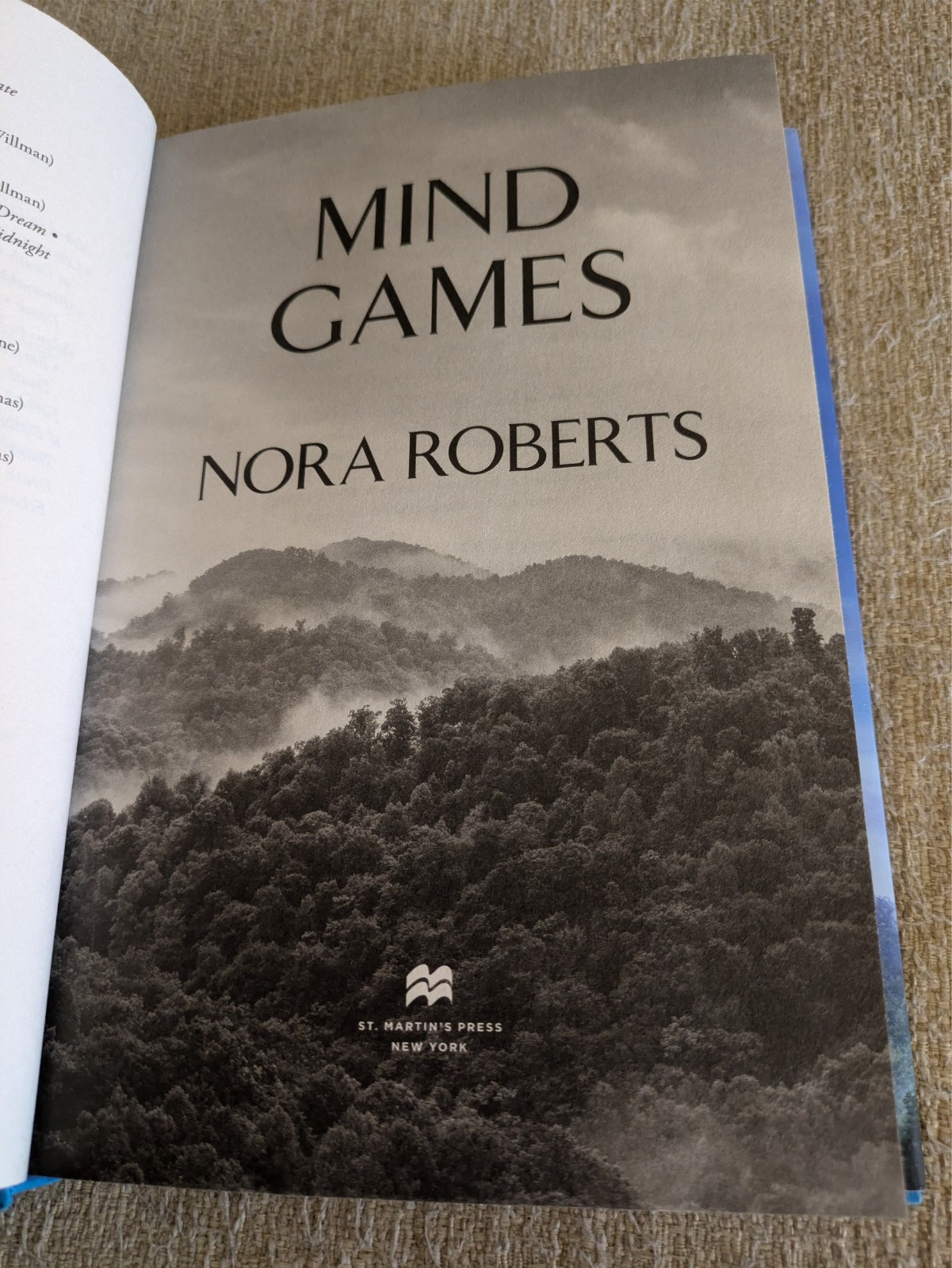 Mind Games & Hidden Nature | Nora Roberts | 2 Hardcover Book Lot | 1st Editions