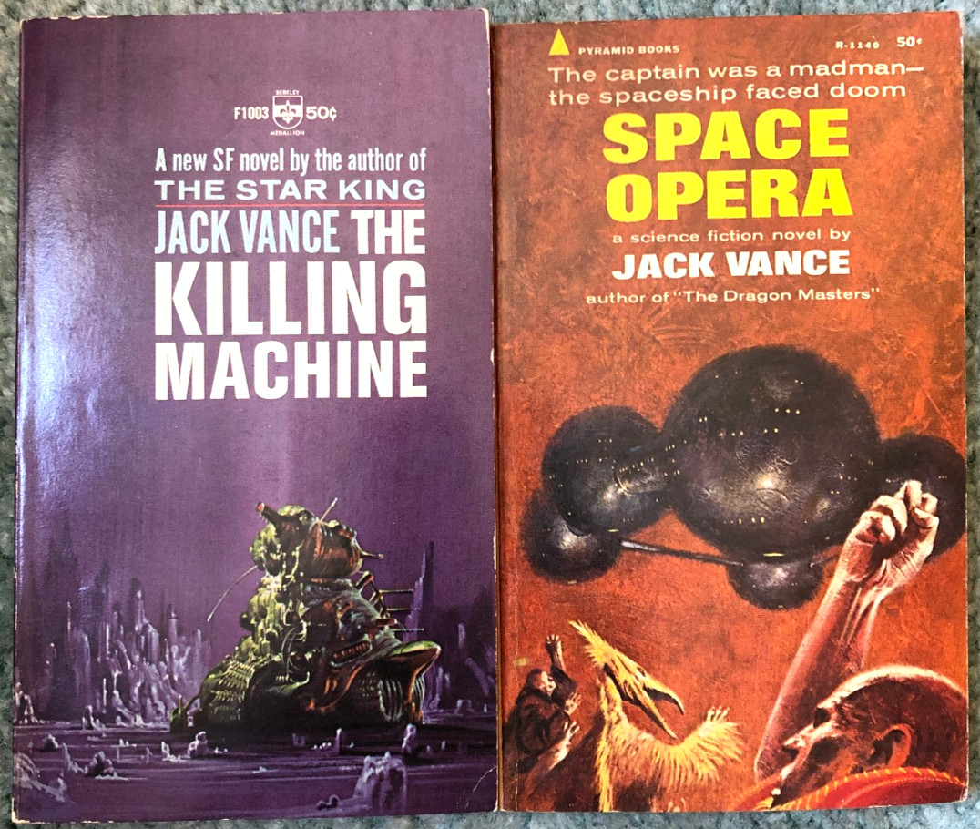 Jack Vance books, The Killing Machine & Space Opera