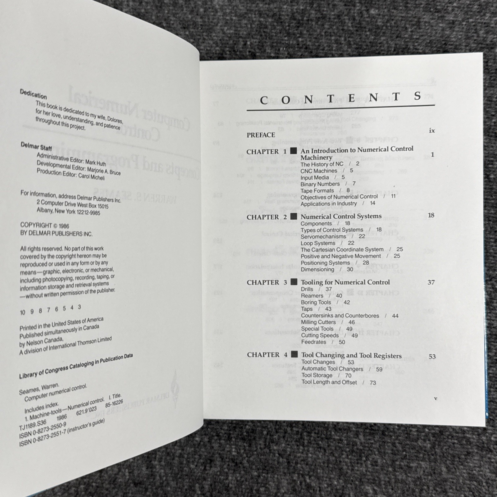 Computer Numerical Control Seames CNC Programming Engineering Text HC