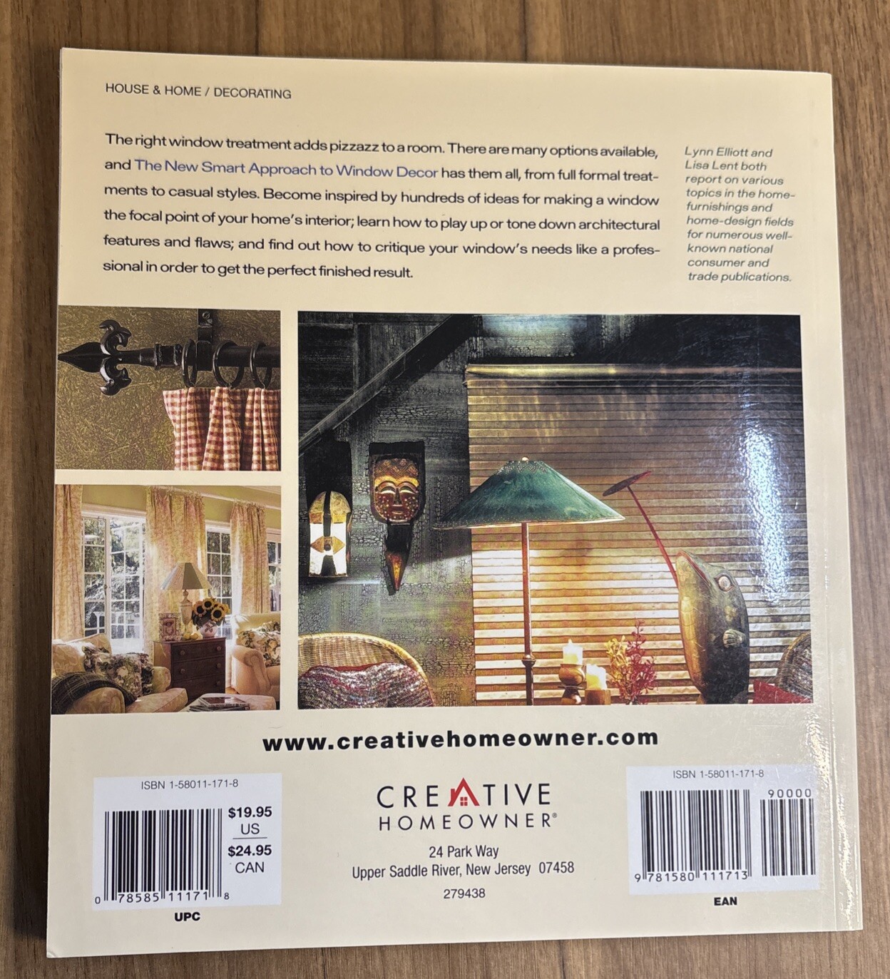 New Smart Approach to Window Decor by Lisa Lent and Lynn Elliott (2004, Trade…