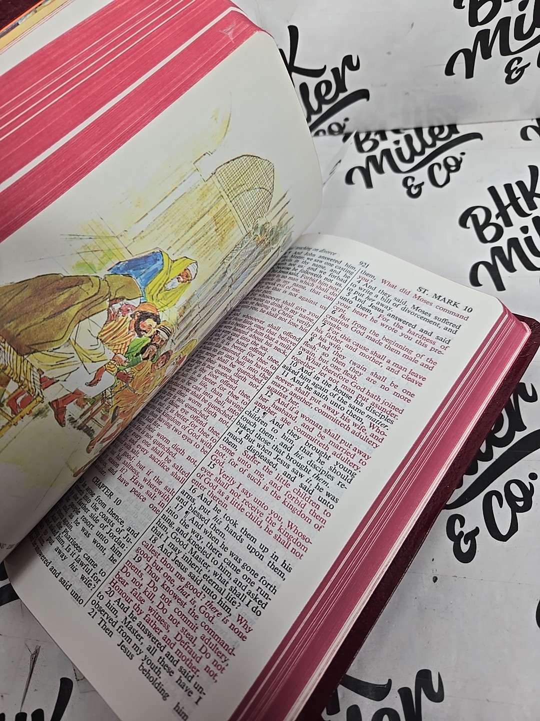Holy Bible KJW New King James Version Old and New Testaments Bonded Leather RED