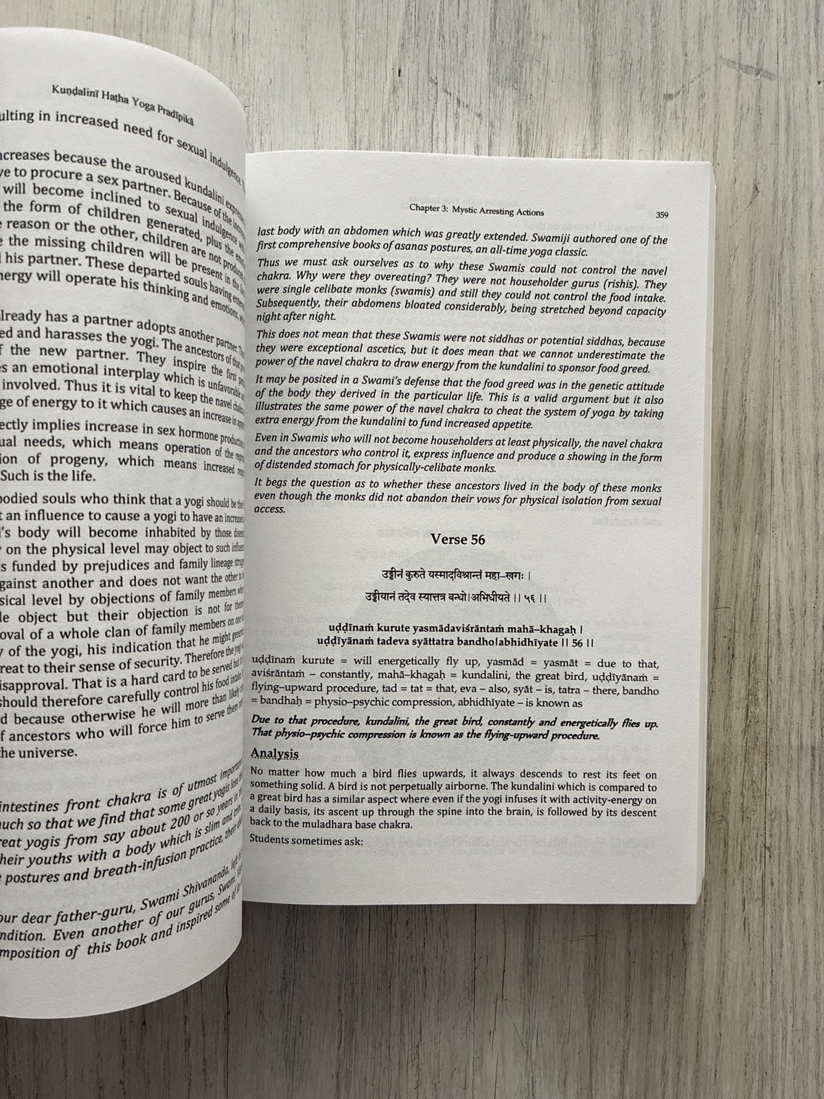 Kundalini Hatha Yoga Pradipika by Michael Beloved Body Posture Sanskrit Text SC