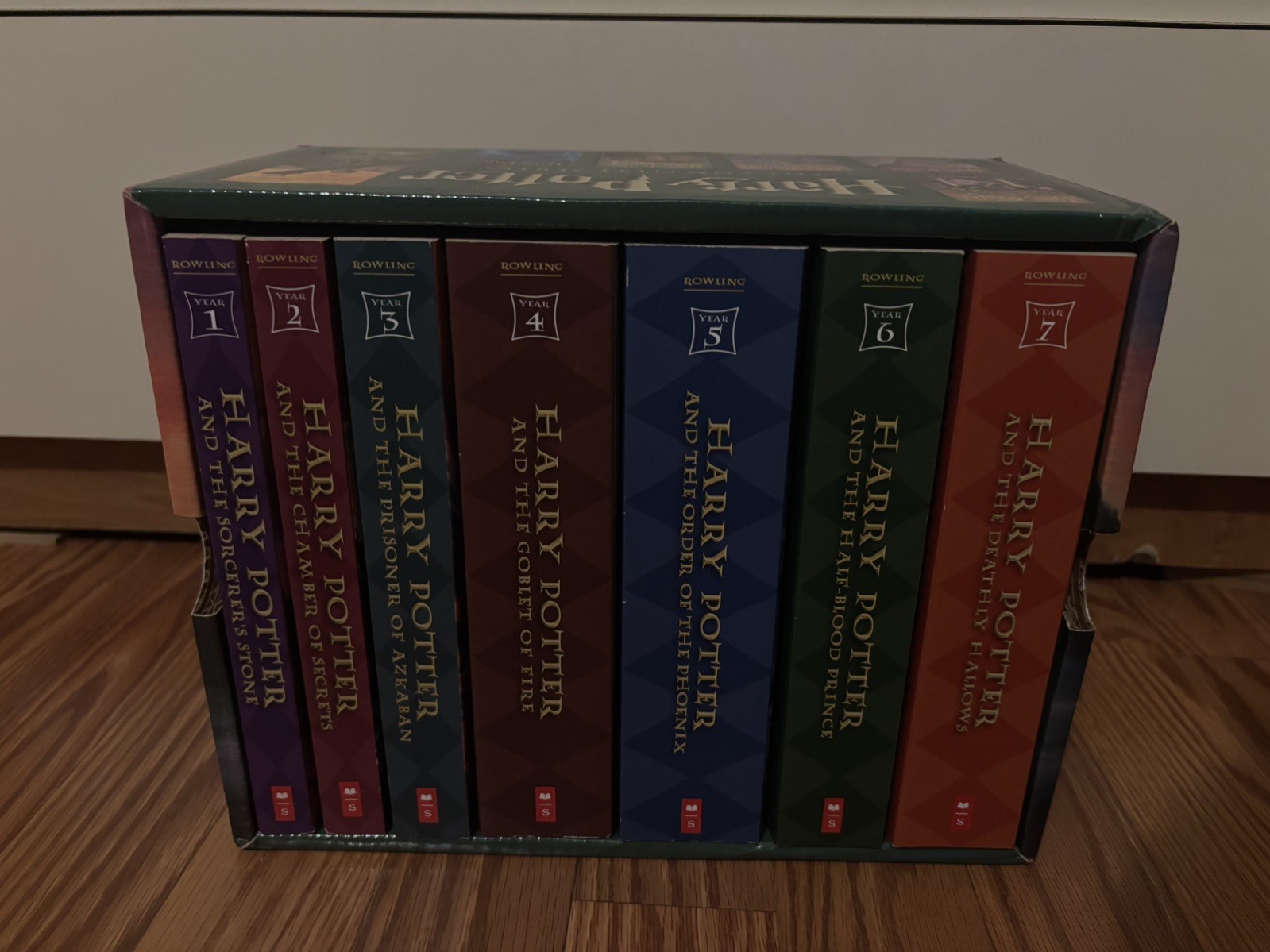 Harry Potter Paperback Boxset #1-7 by J. K. Rowling (2009, Hardcover) – GOOD