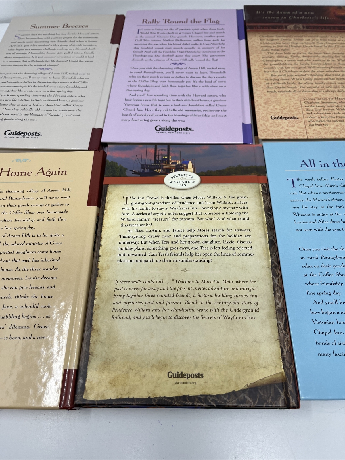 Lot Of 6 Guideposts – Tales From Grace Chapel Inn hardcover books