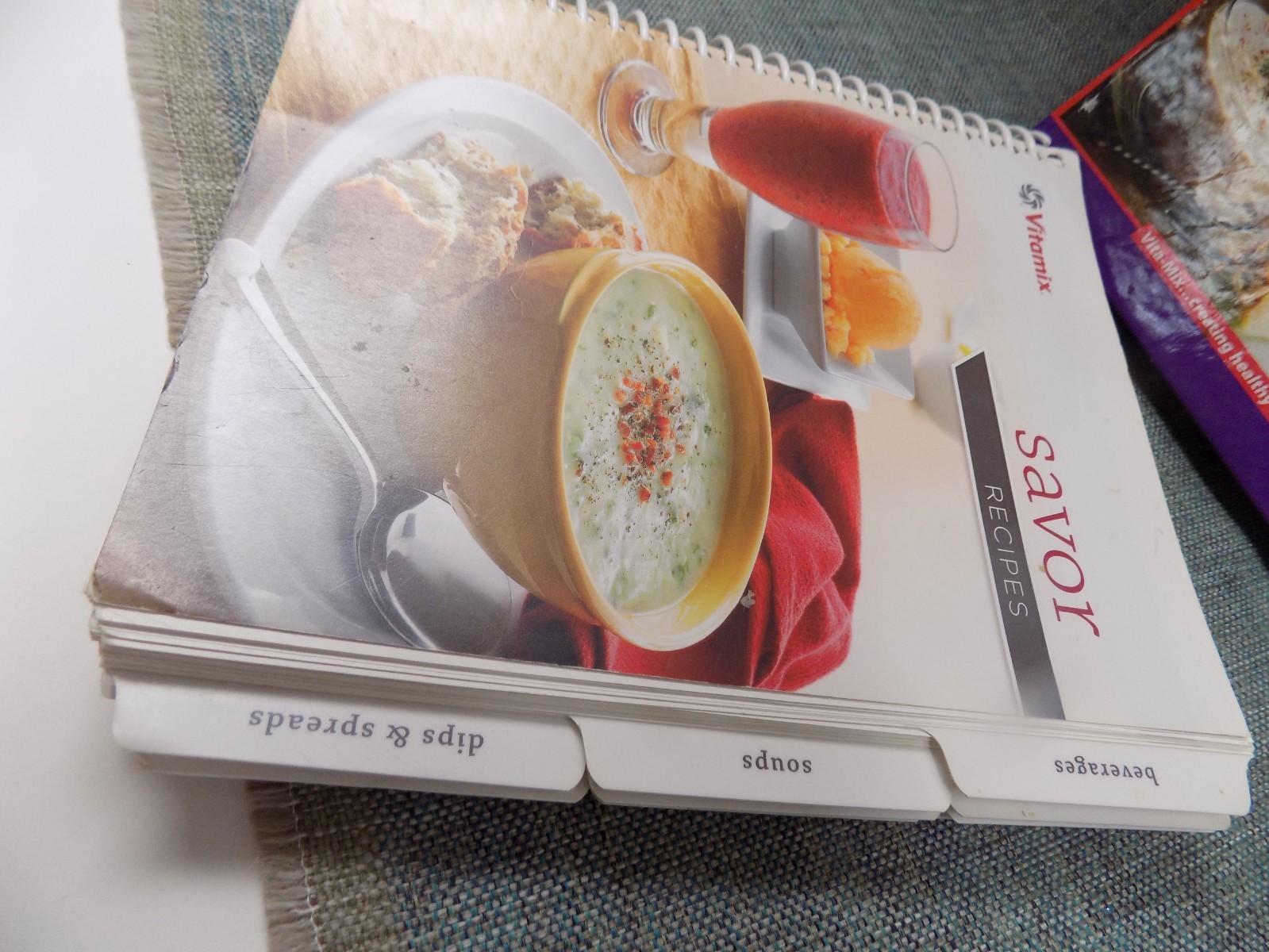 3 VITA-MIX COOKBOOKS ~WHOLE FOODS, SAVOR RECIPES & GETTING STARTED