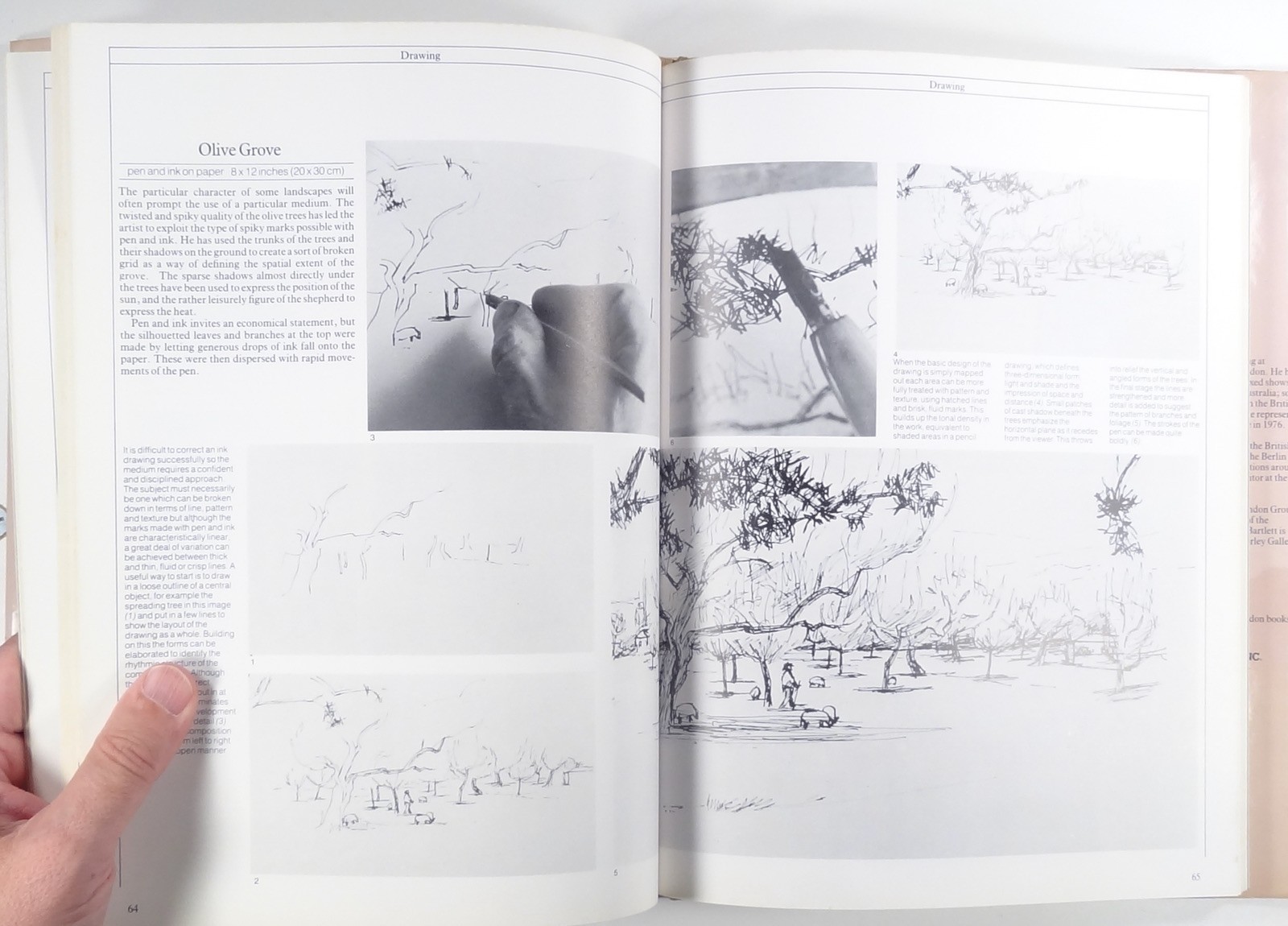 1983 Bartlett DRAWING & PAINTING THE LANDSCAPE art instruction HC/DJ composition