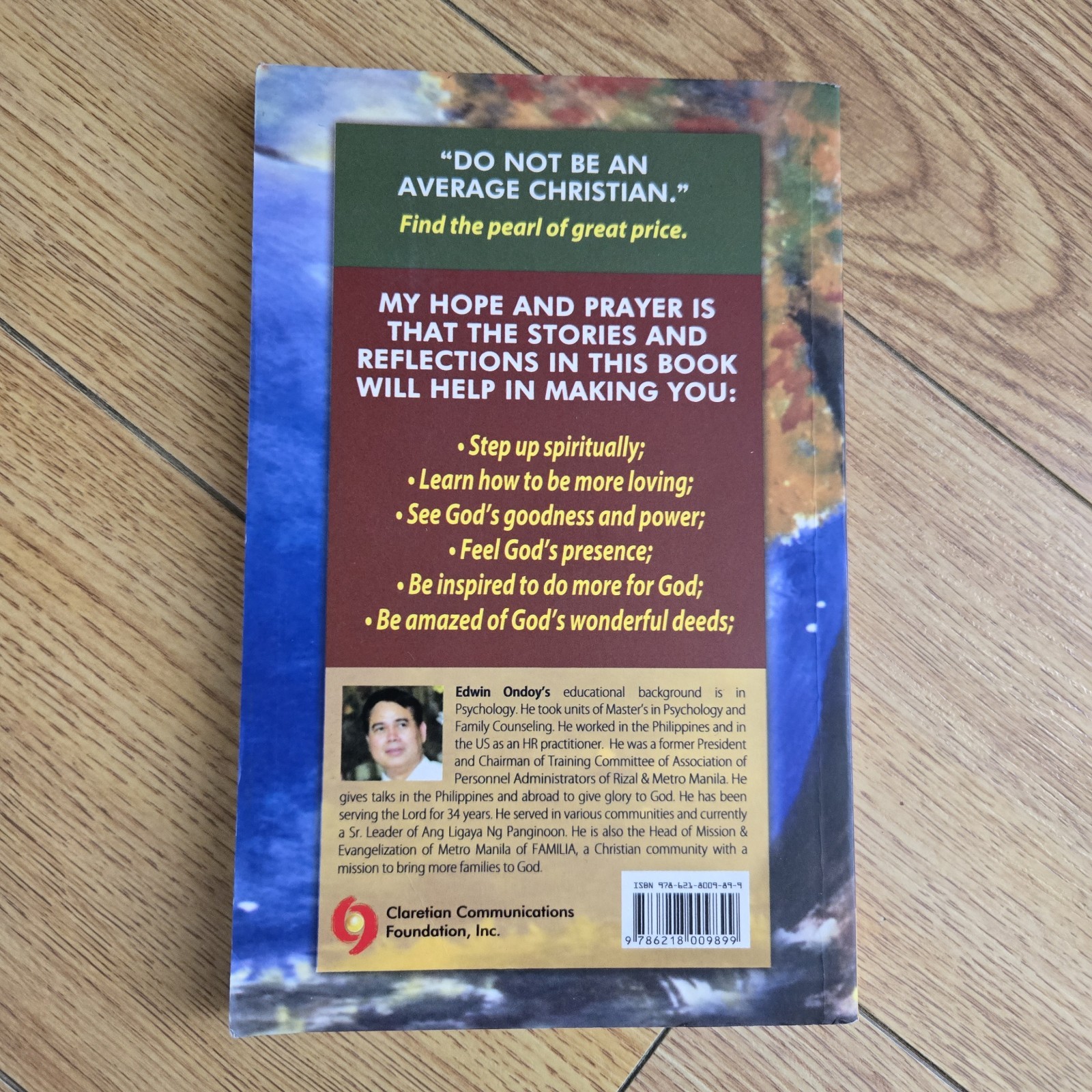 Under the Golden Shower Tree: Edwin M. Ondoy PB Christian Devotional Philippines