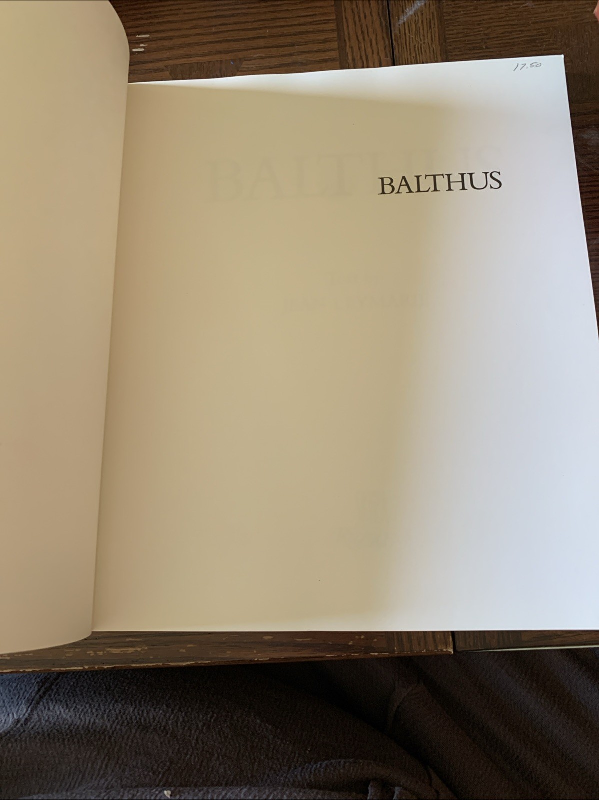 Balthus by Jean Leymarie 1982 Illustrated Art Book Skira Rizzoli