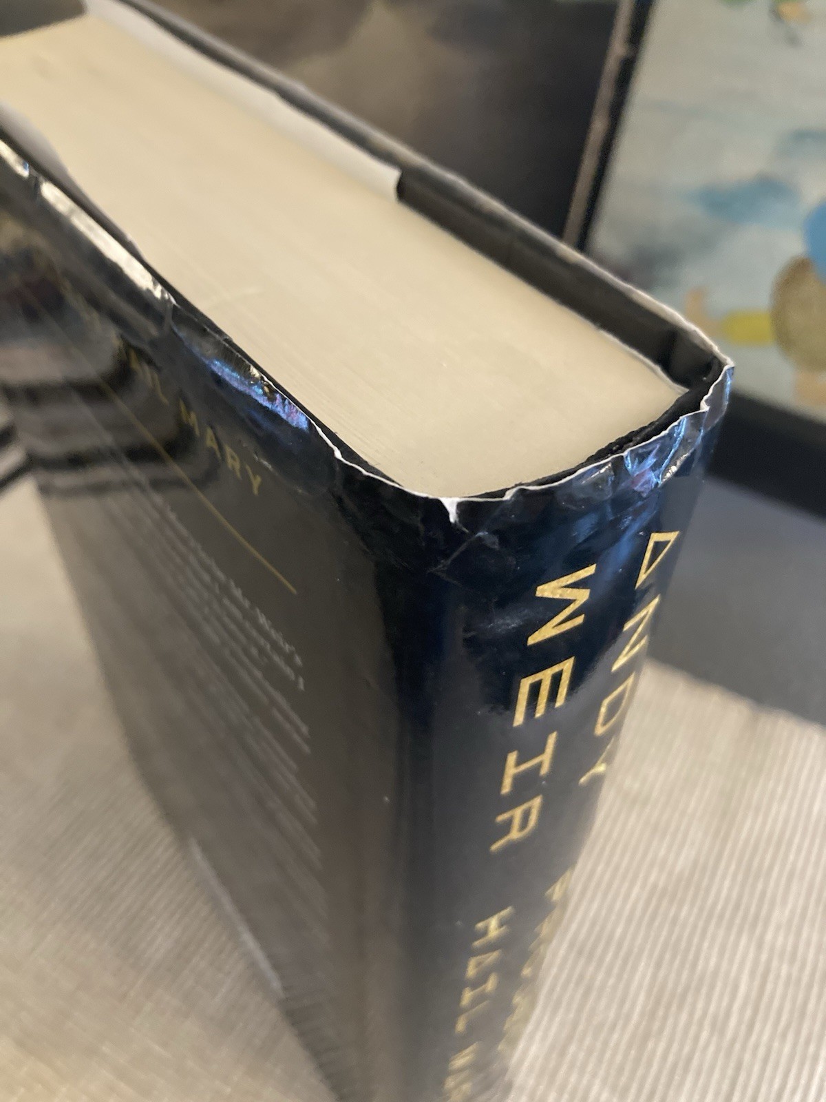 Project Hail Mary by Andy Weir – 1st Edition/1st Print Hardcover – Average Cond.
