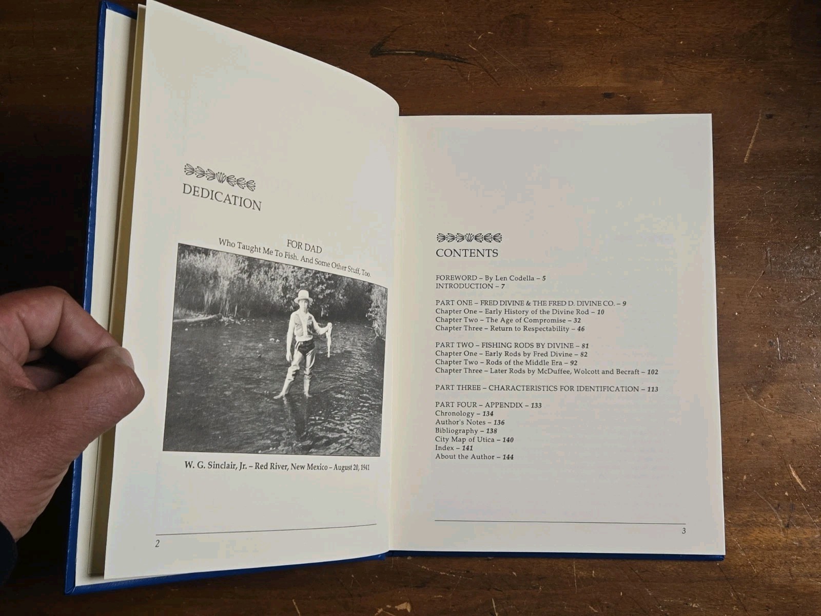 Fishing Rods by Divine Michael Sinclair Signed, Limited Ed 119/300 HC Fly Book