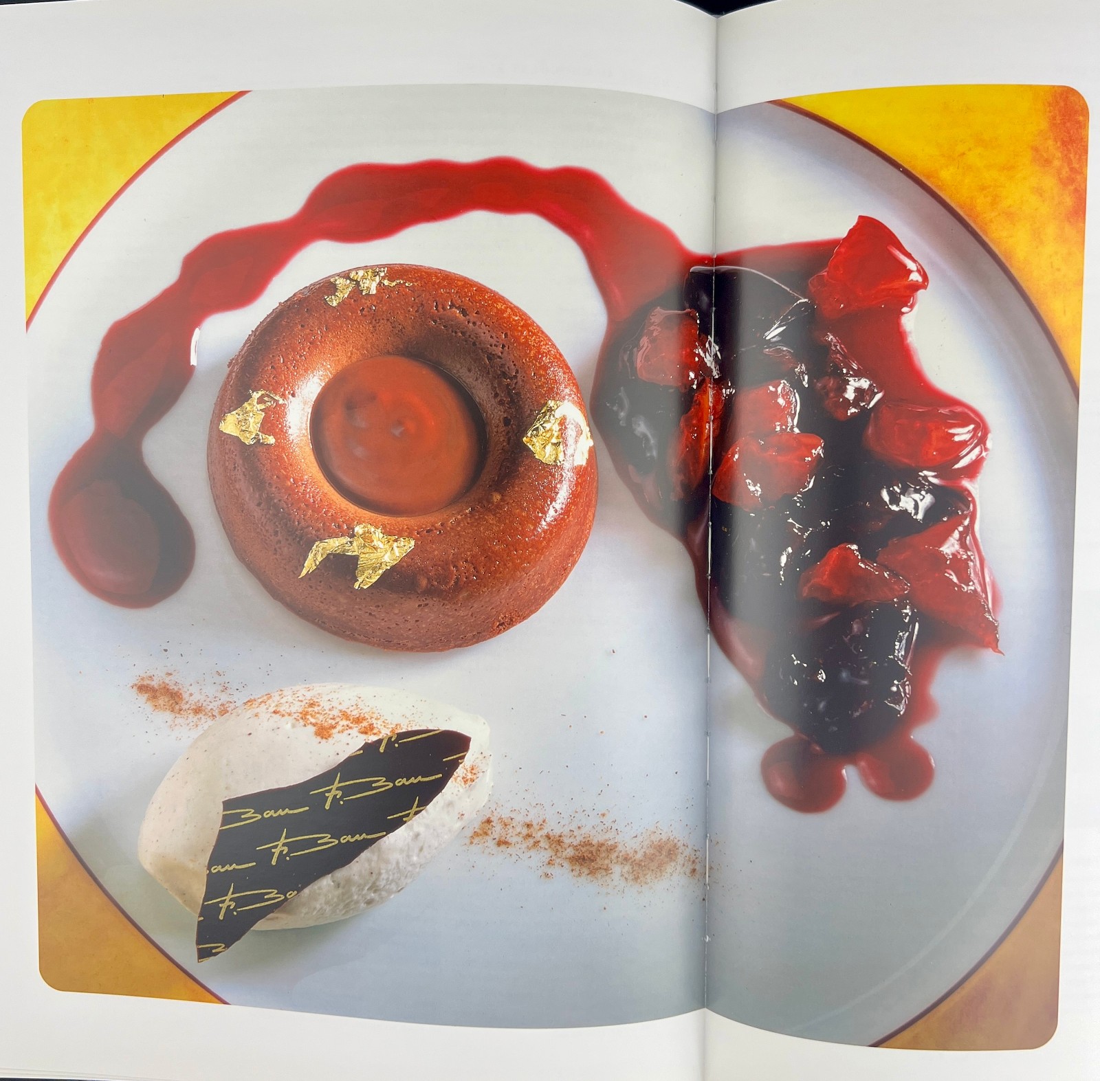 Au Coeur des Saveurs Frederic Bau Pastry Baking Cookbook French English Rare