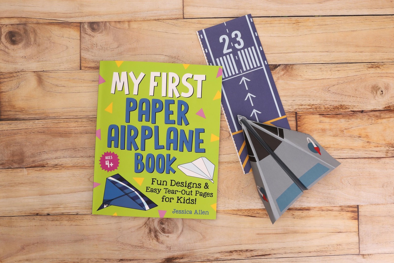 My First Paper Airplane Book: Fun Designs and Easy Tear-Out Pages for Yellow