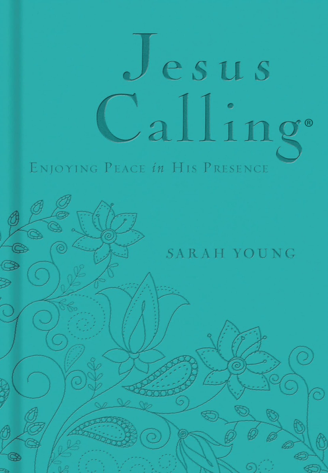 Jesus Calling, Teal Leathersoft, with Scripture References: Enjoying Peace i…
