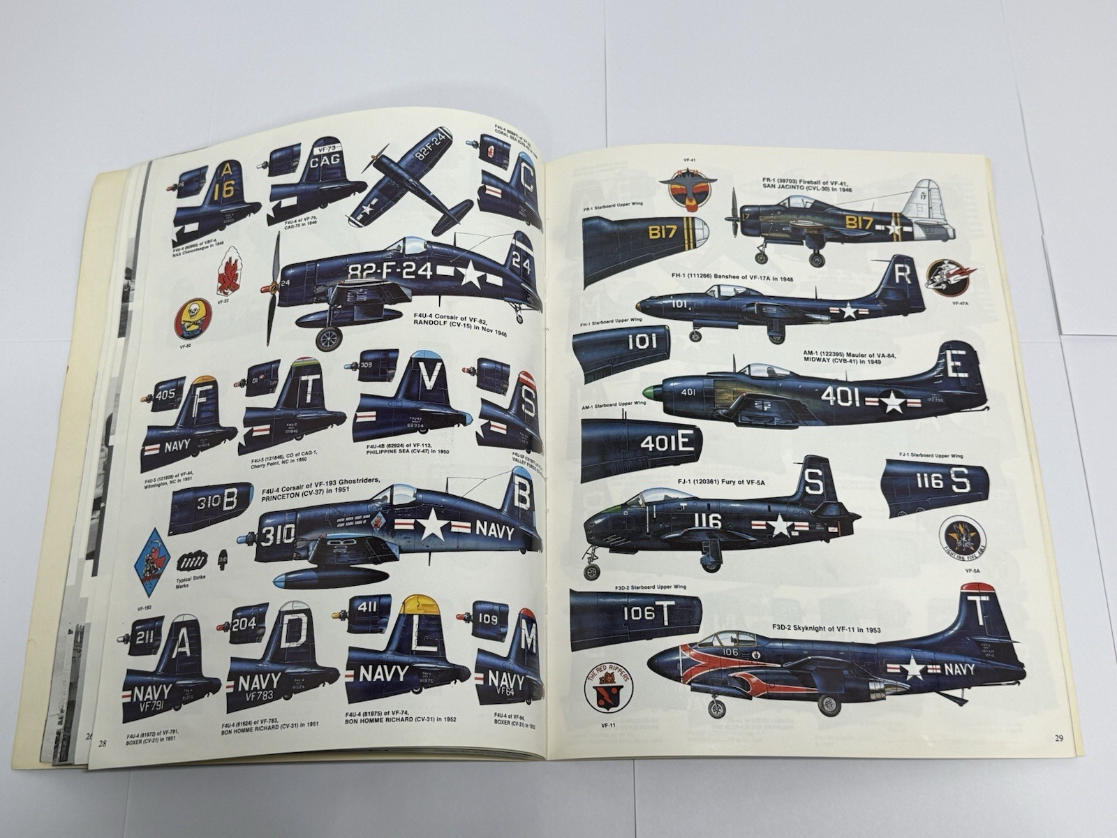 USN Aircraft Carrier Air Units Vol. 1 Squardon/Signal 6160 by Duane Kasulka 1985