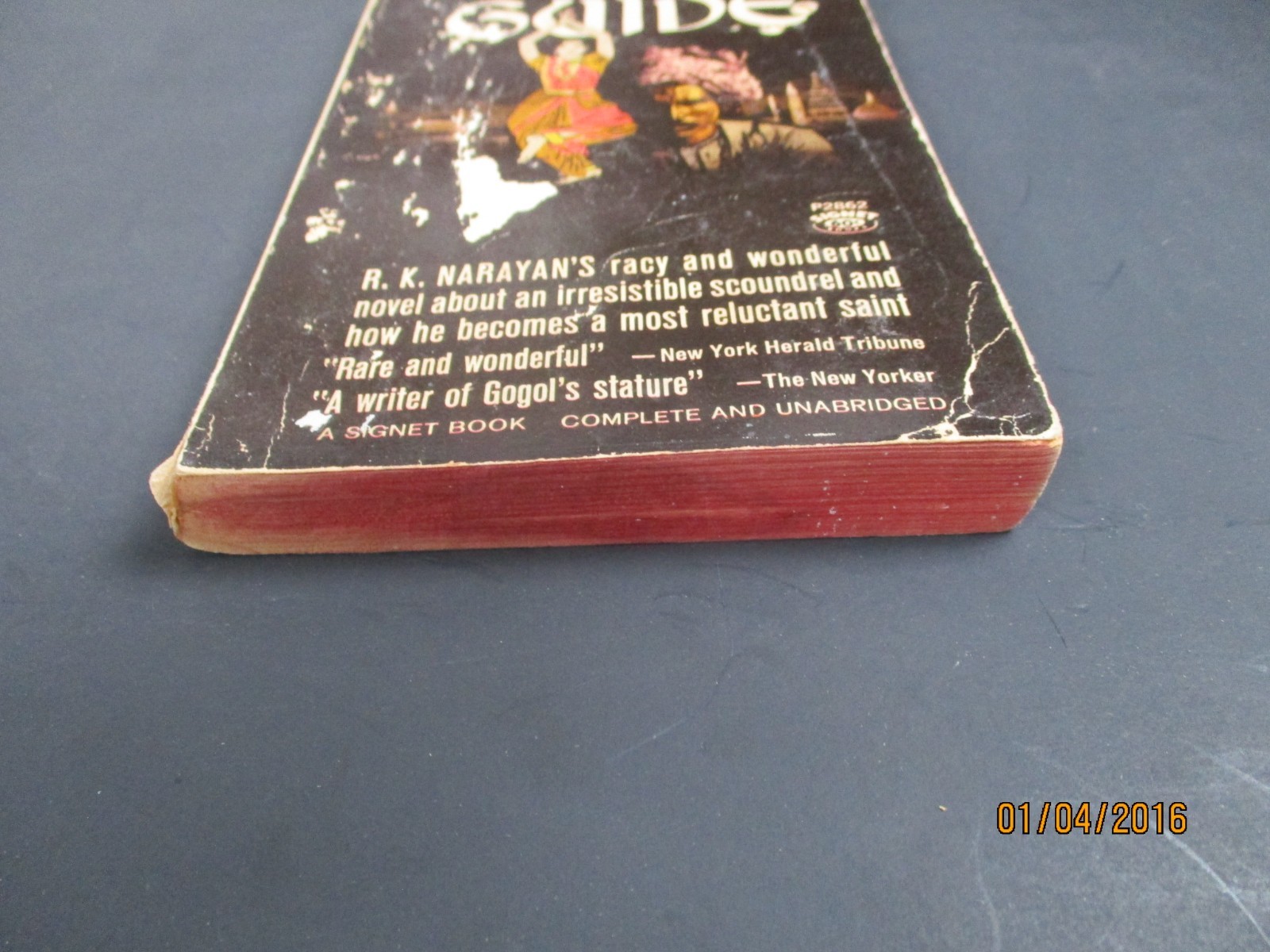 THE GUIDE by R. K. Narayan Signet Book 1st Print 1966 Paperback PB