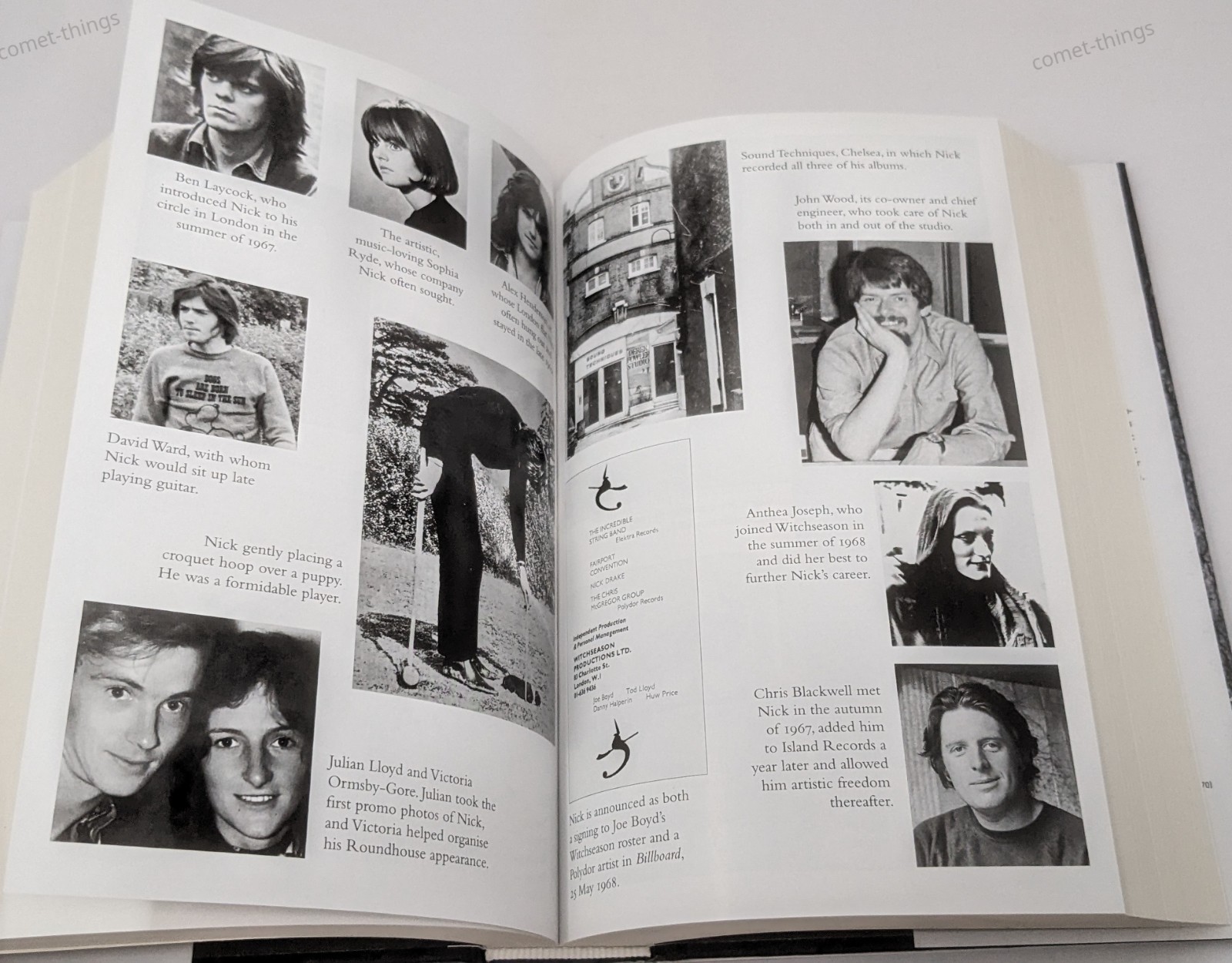 Nick Drake: The Life HC/DJ ISLAND RECORDS 1st ed PINK MOON