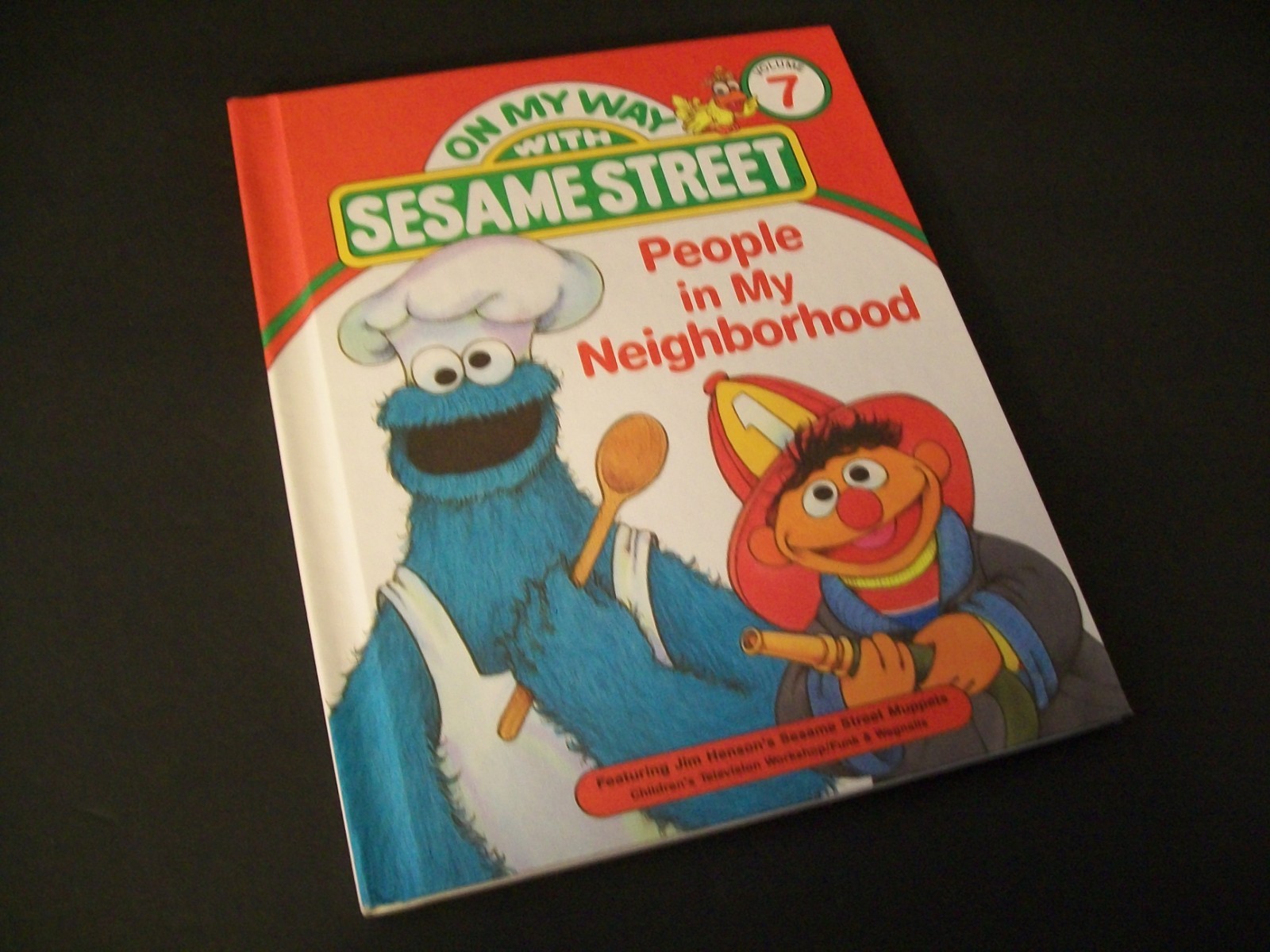 Vintage Sesame Street Books On My Way, Grover, Big Bird 1989 Lot of 6