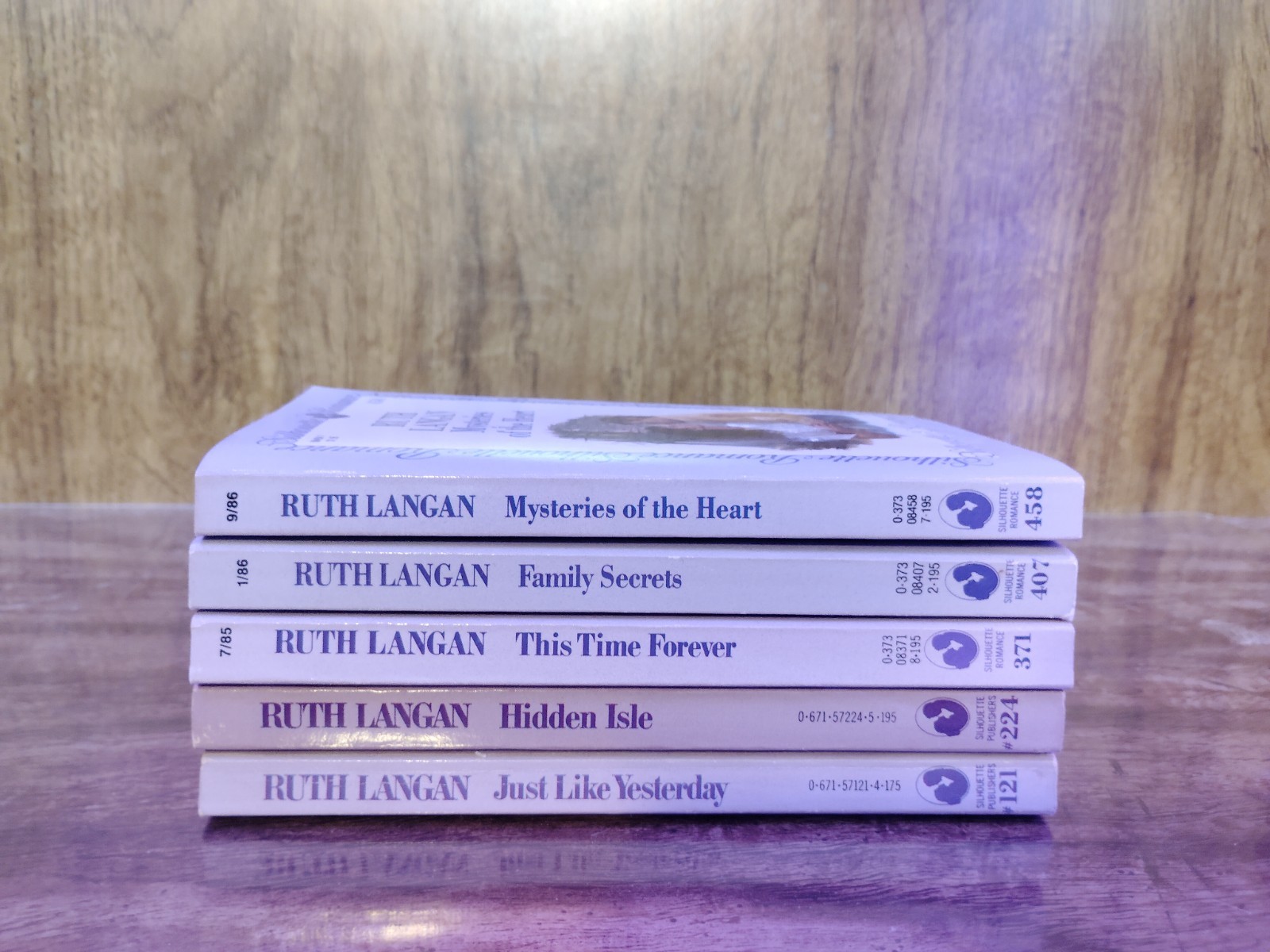 Ruth Langan Silhouette Romance Lot of 5 Paperbacks #121 #224 #371 #407 #458
