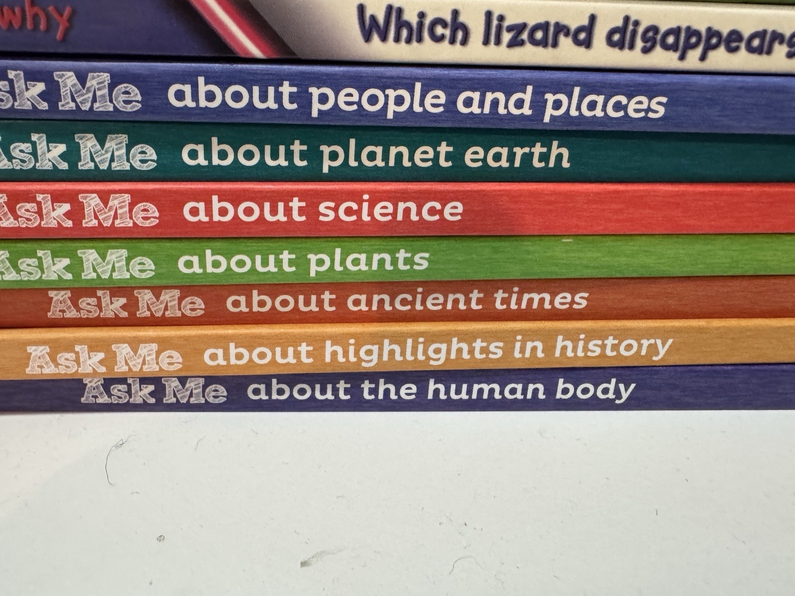 Lot of 7 Ask Me Why? HC Books 2012 (Home School Edition) Southwestern