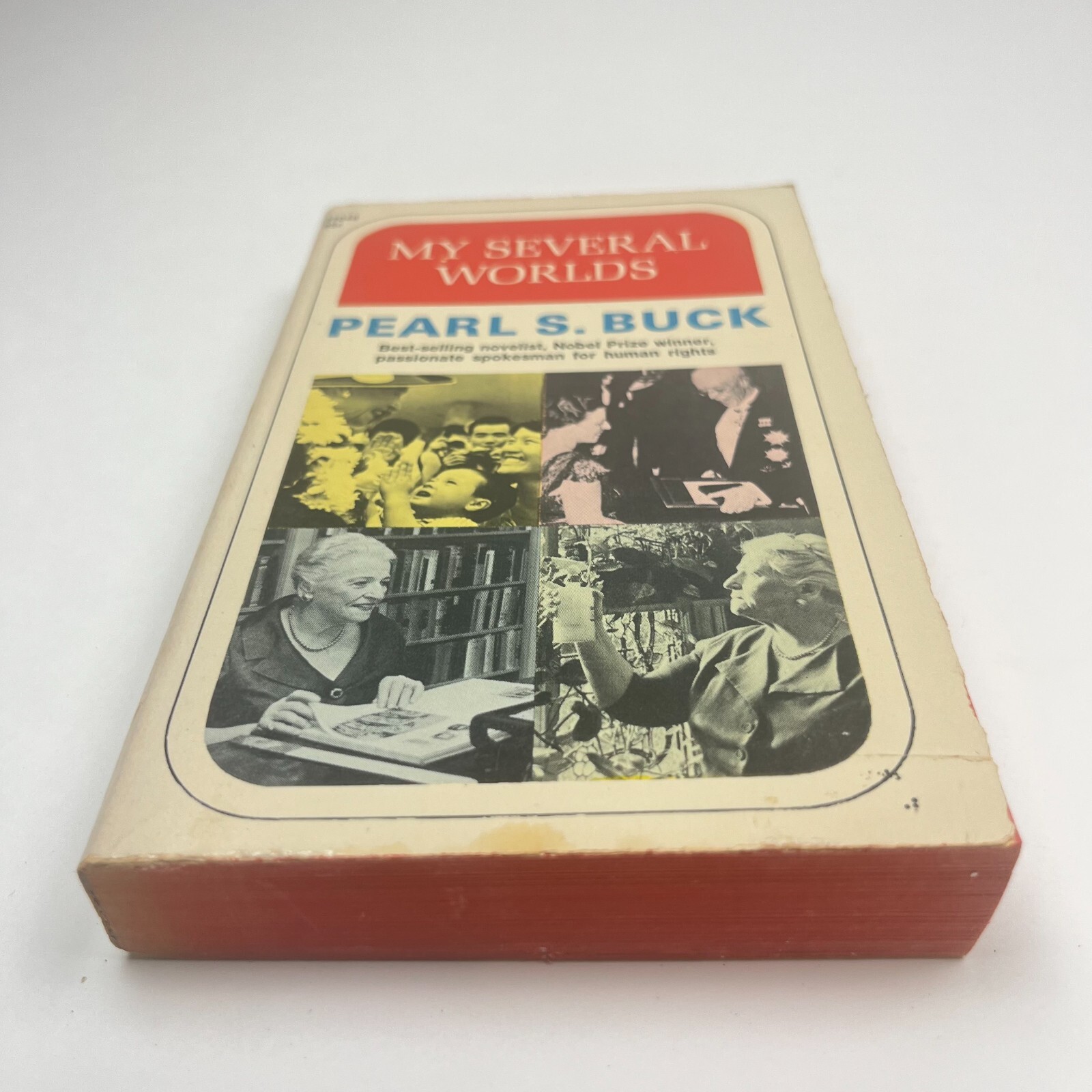 My Several Worlds by Pearl S. Buck 7th Printing Pocket Books PB 1968
